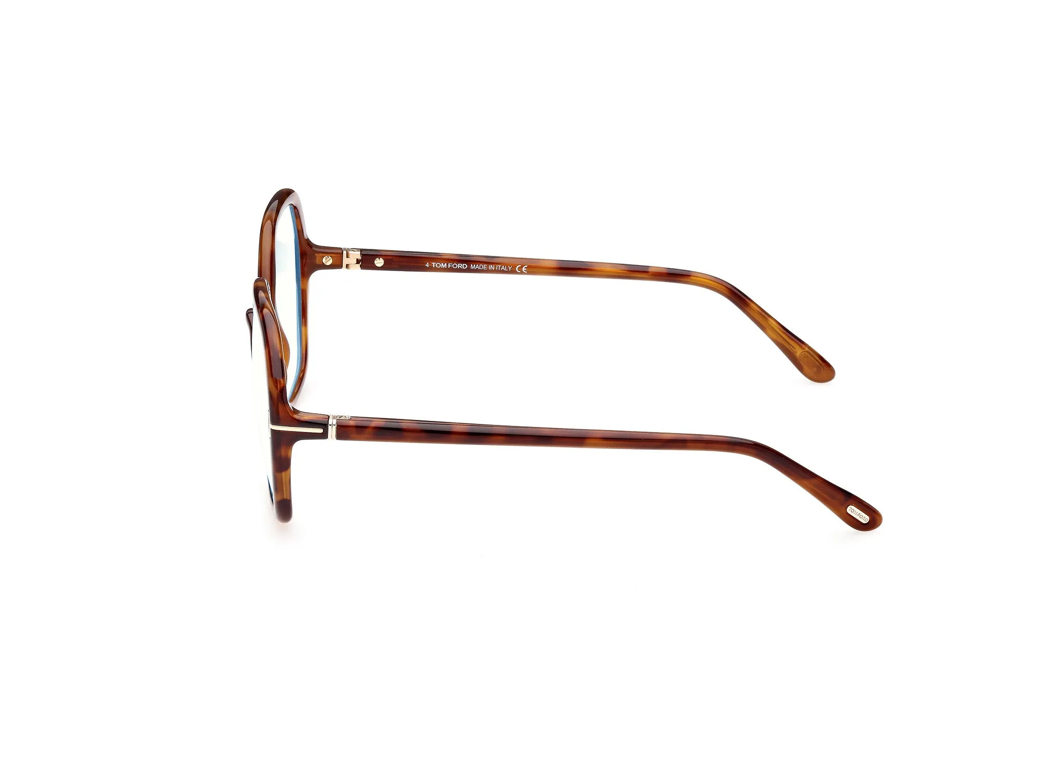TOM FORD FT5814-B 53 Montature da vista Iniettato Havana Geometrica Normale - immagine 3