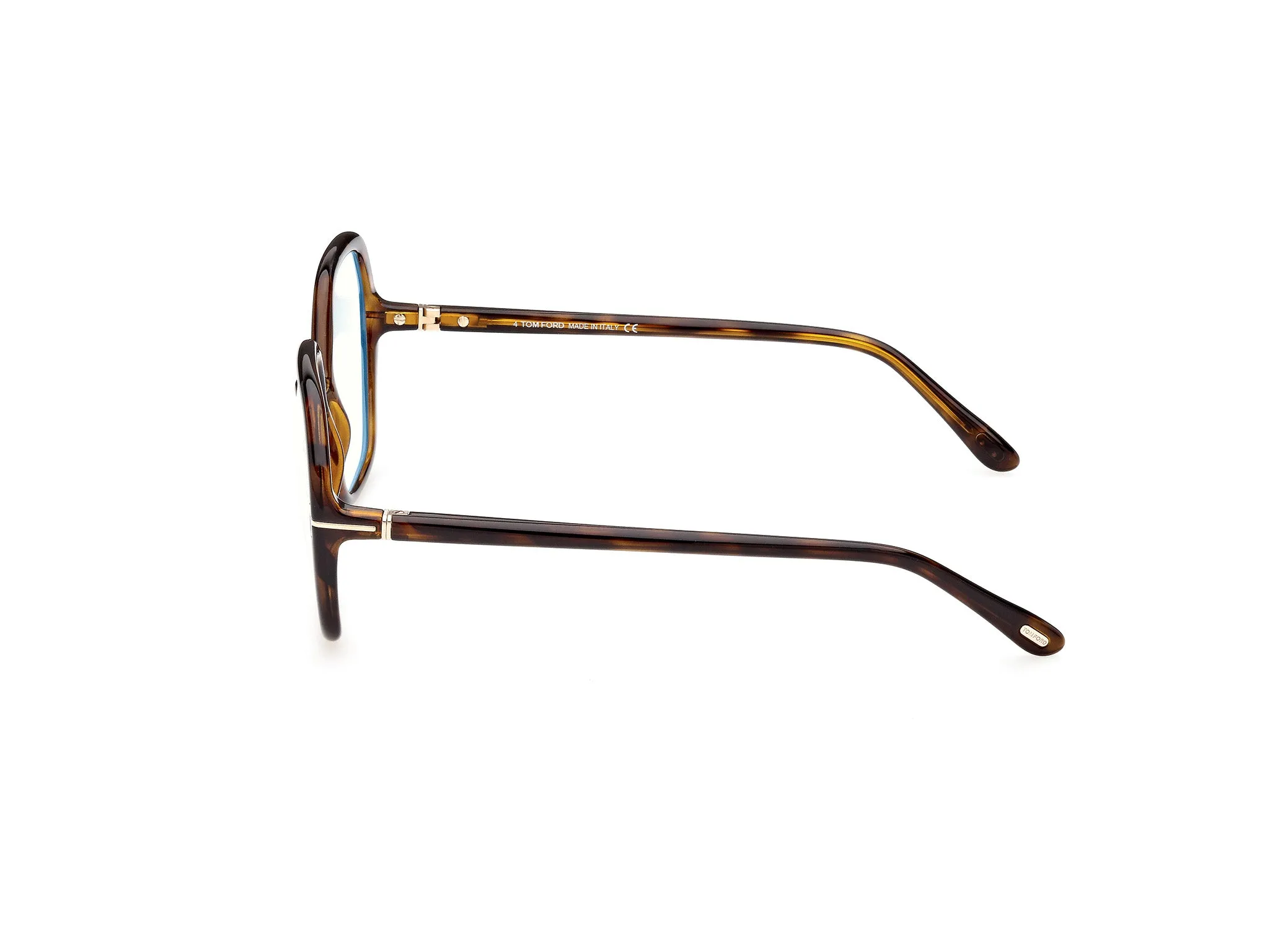 TOM FORD FT5814-B 52 Montature da vista Iniettato Havana Geometrica Normale - immagine 3