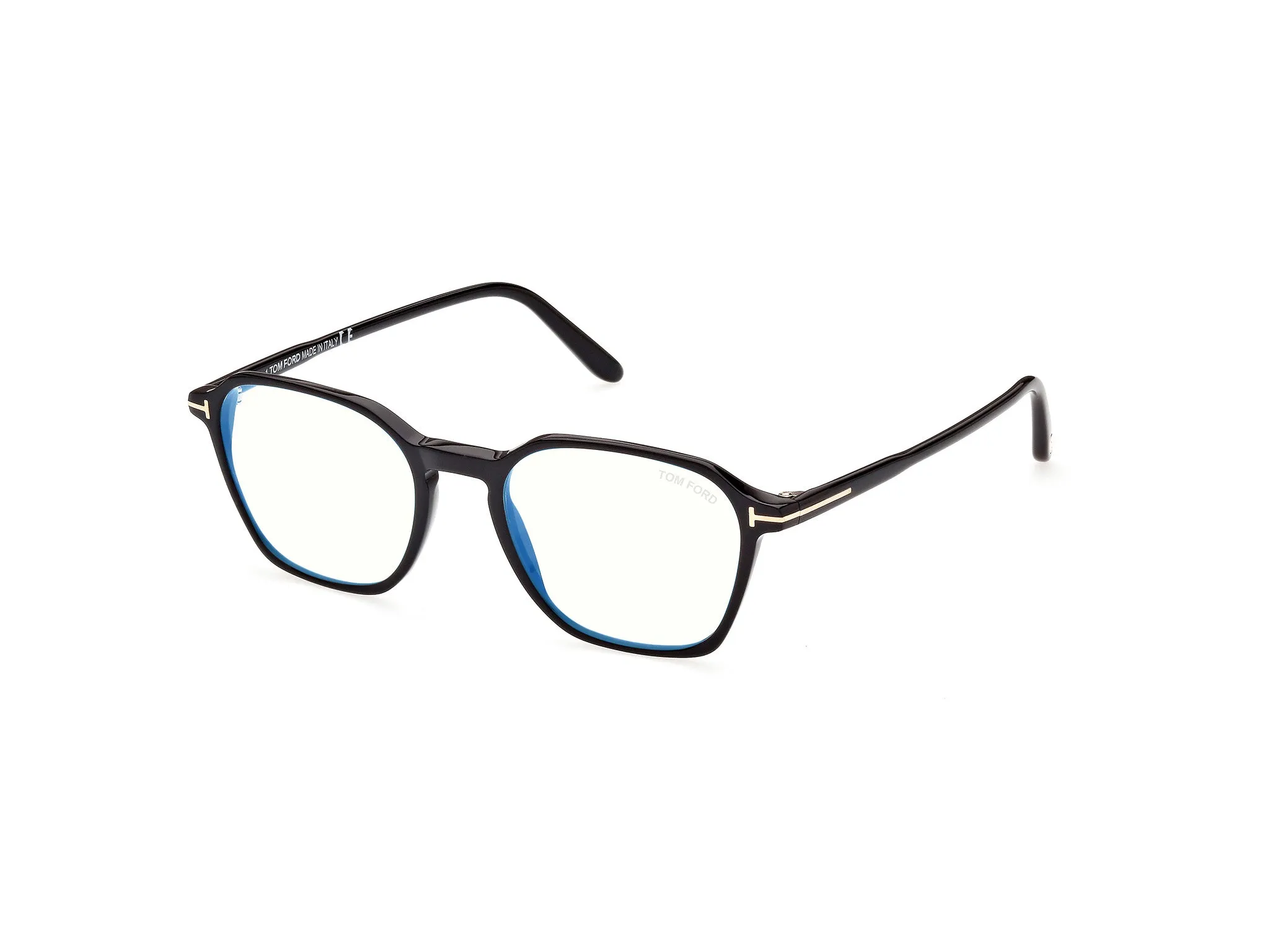 TOM FORD FT5804-B 1 Montature da vista Acetato Nero Geometrica Normale - immagine 1