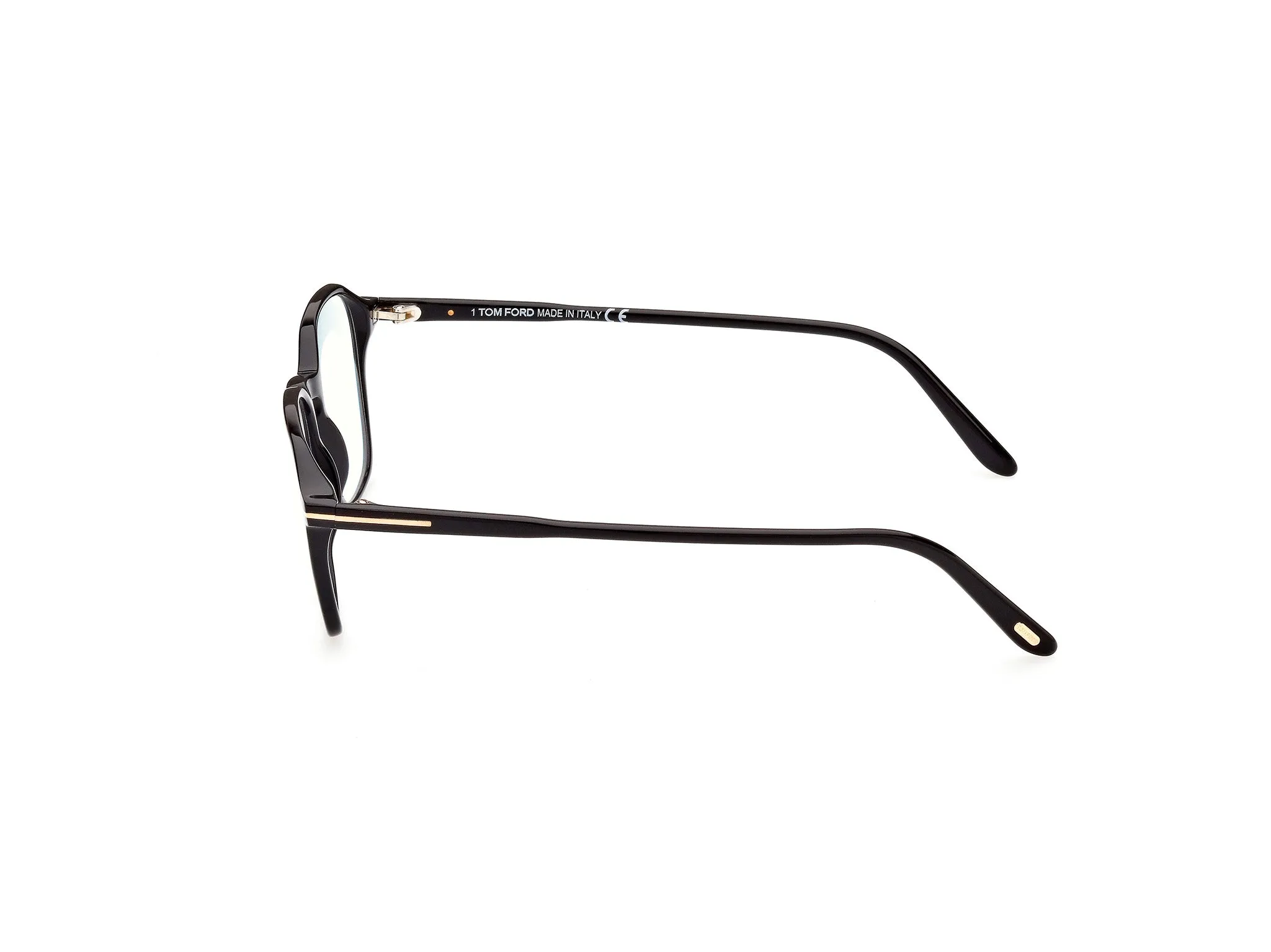 TOM FORD FT5804-B 1 Montature da vista Acetato Nero Geometrica Normale - immagine 3