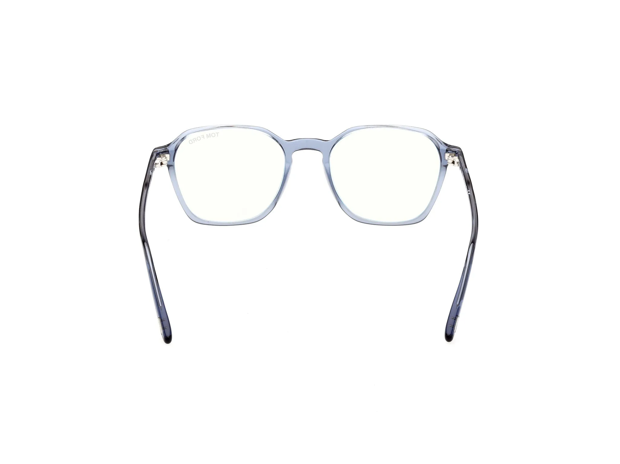 TOM FORD FT5804-B 90 Montature da vista Acetato Blu Geometrica Normale - immagine 4