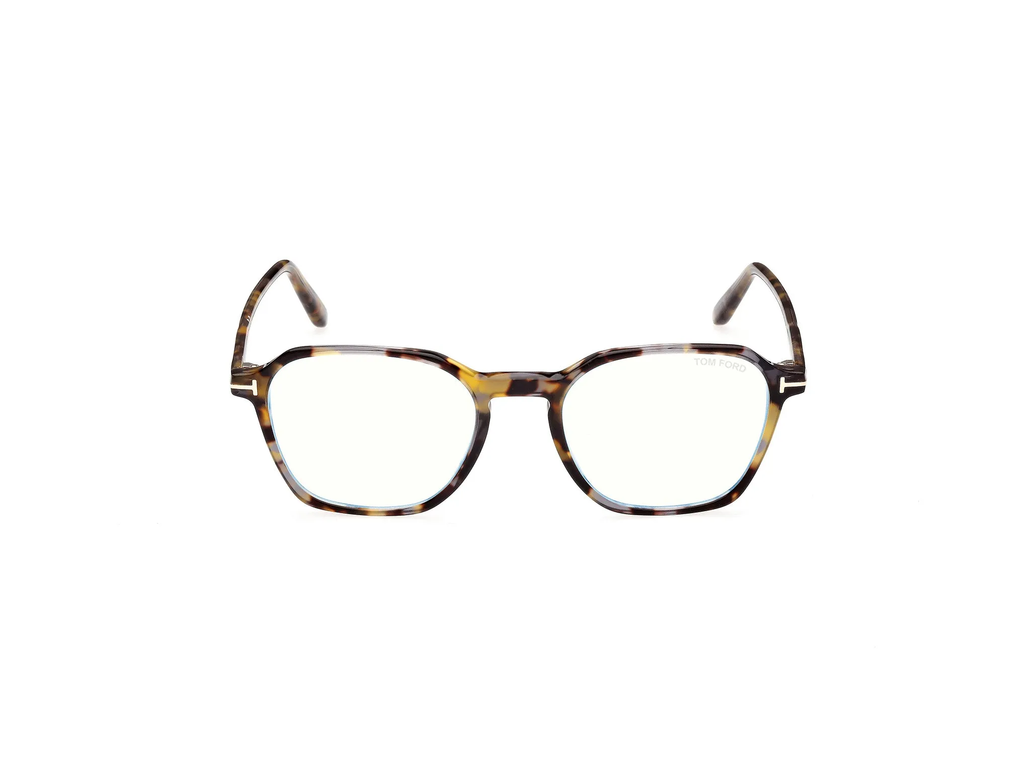 TOM FORD FT5804-B 55 Montature da vista Acetato Havana Geometrica Normale - immagine 2