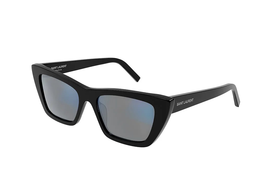 SAINT LAURENT SL 276 MICA 025 Occhiali da sole Acetato Nero Grigio Squadrata Anti-luce blu Fotocromatico - immagine 2