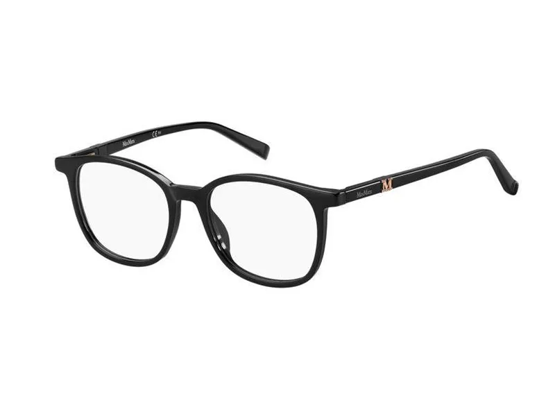 Max Mara Mm 1411 807 Montature da vista outlet Acetato Nero Squadrata - immagine 1
