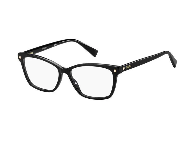 Max Mara Mm 1407 807 Montature da vista outlet Acetato Nero Squadrata - immagine 1