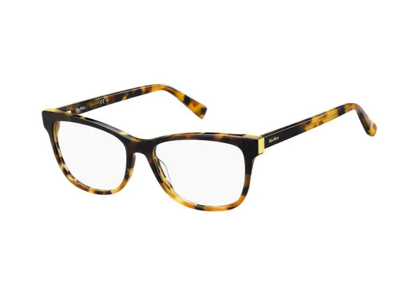 Max Mara Mm 1423 WR9 Montature da vista outlet Plastica Havana Squadrata - immagine 1