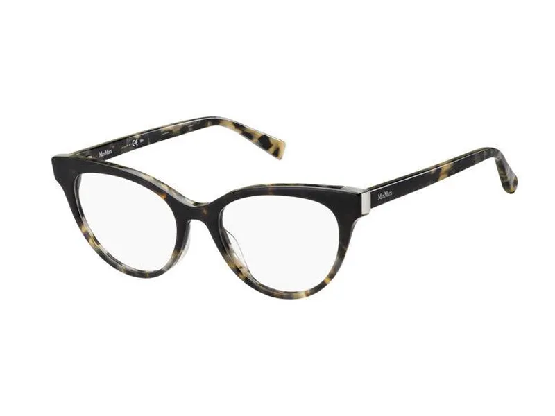 Max Mara Mm 1422 ACI Montature da vista outlet Plastica Nero Cat Eye - immagine 1