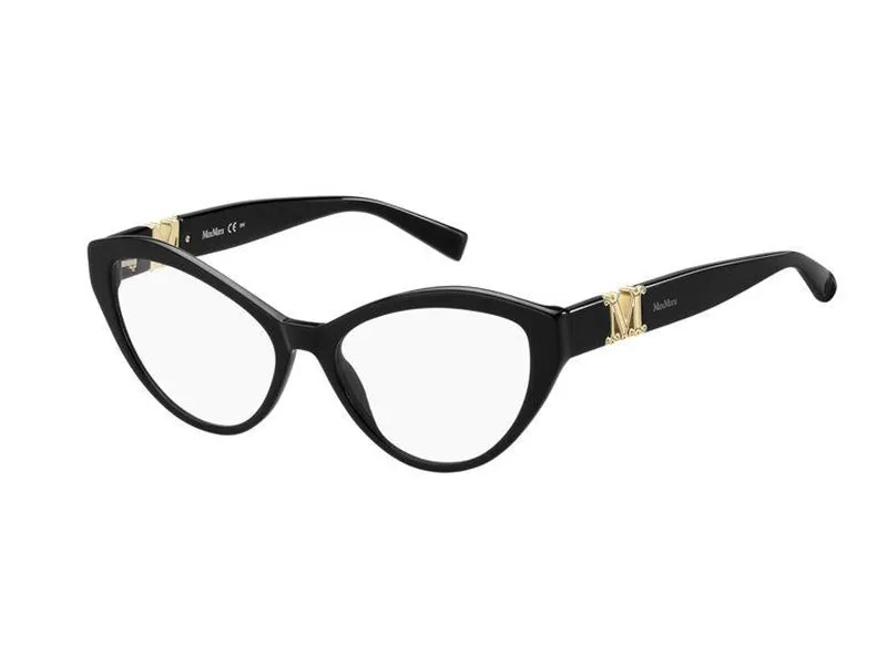 Max Mara Mm 1424 807 Montature da vista outlet Plastica Nero Cat Eye - immagine 1