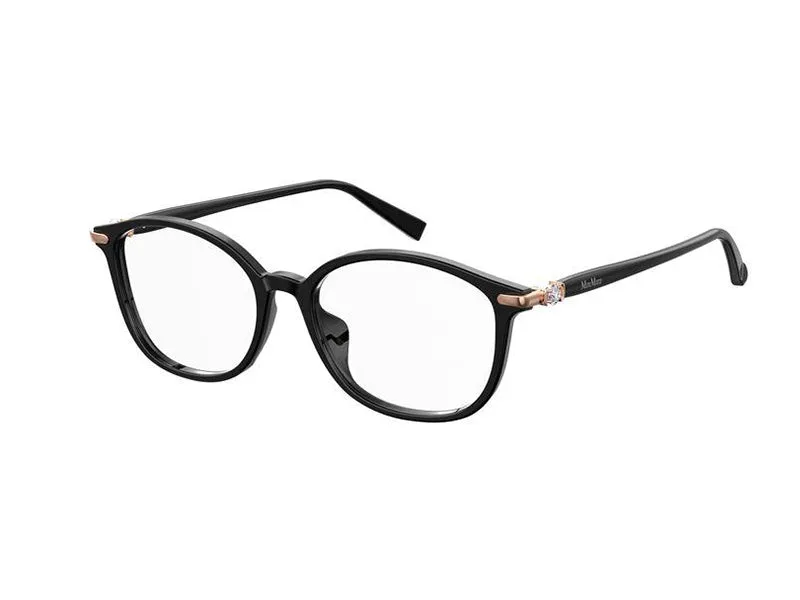 Max Mara Mm 1403/f 807 Montature da vista outlet Plastica Nero Rotonda - immagine 1