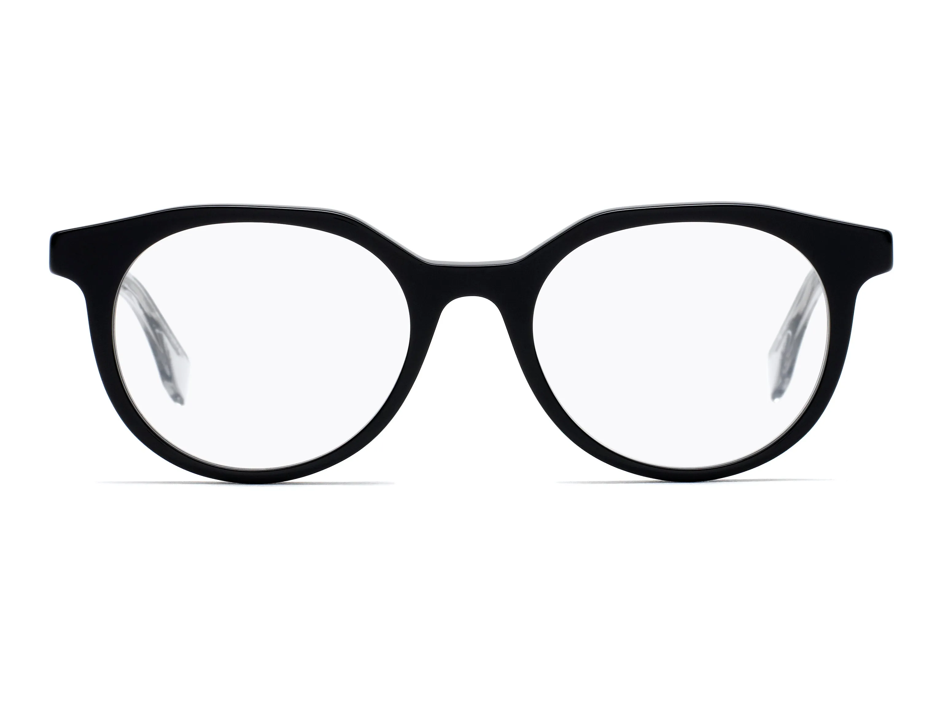 Fendi FF M0078 807 Montature da vista Acetato Nero Rotonda - immagine 2
