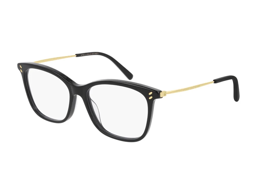 Stella McCartney Donna SC0240O 001 Montature da vista outlet Acetato Nero Squadrata - immagine 1