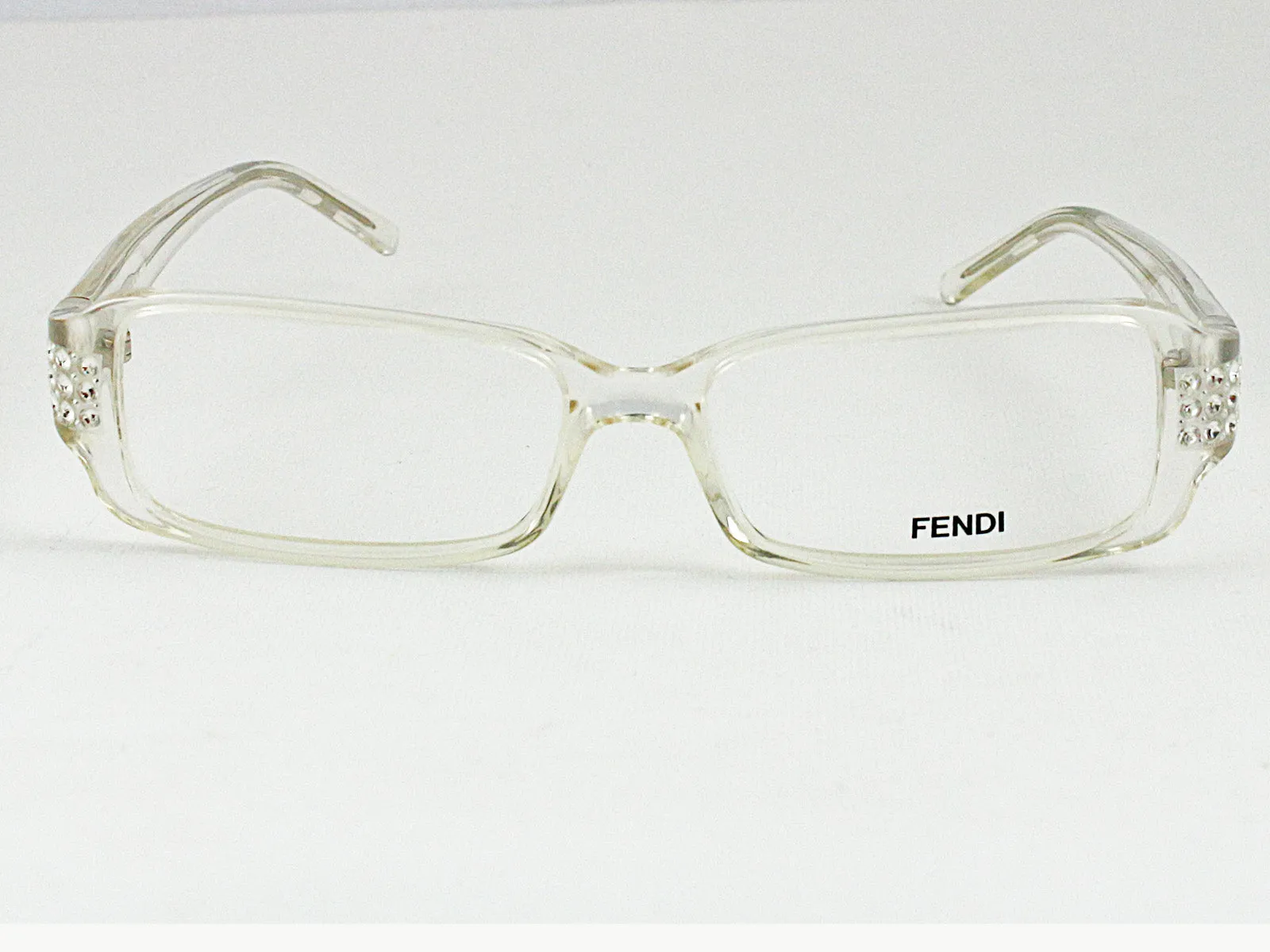 Fendi FE62252000 000 Montature da vista outlet Bianco Squadrata - immagine 2