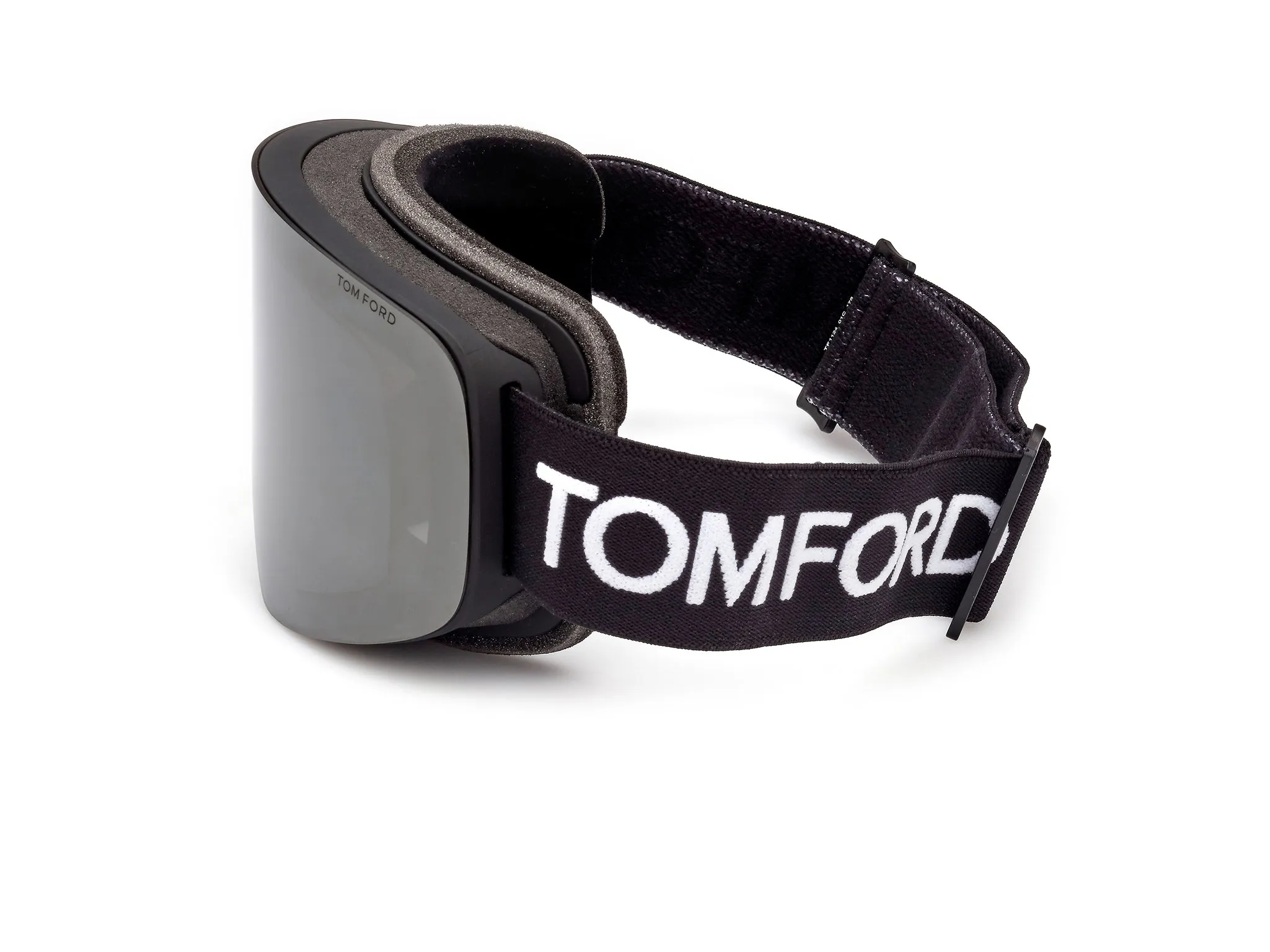TOM FORD FT1124 01C Maschere da sci Plastica Nero Grigio Maschera Normale Specchiato - immagine 2