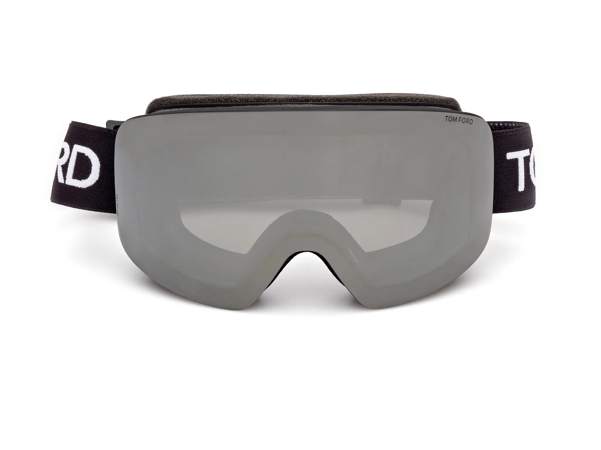 TOM FORD FT1124 01C Maschere da sci Plastica Nero Grigio Maschera Normale Specchiato - immagine 3
