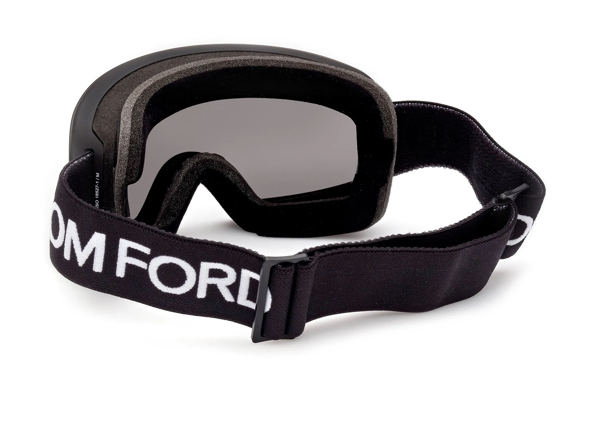 TOM FORD FT1124 01C Maschere da sci Plastica Nero Grigio Maschera Normale Specchiato - immagine 4