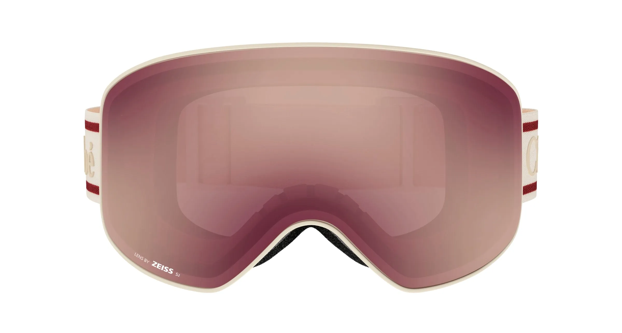 Chloé CH0072S 001 Occhiali da sole Iniettato Bianco Viola Maschera Multistrato - immagine 3