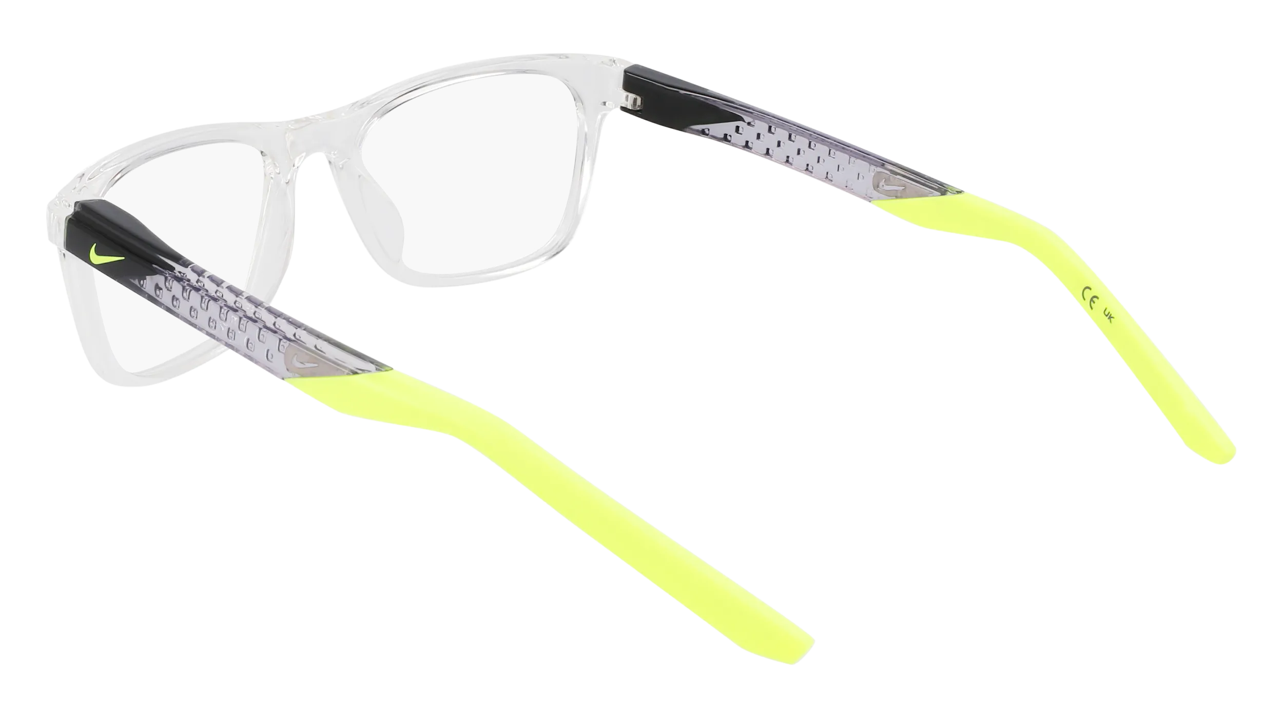 Nike Junior Nike NIKE 5058 900 Montature da vista bambino Bio-iniettato Trasparente Squadrata Normale Normale - immagine 3