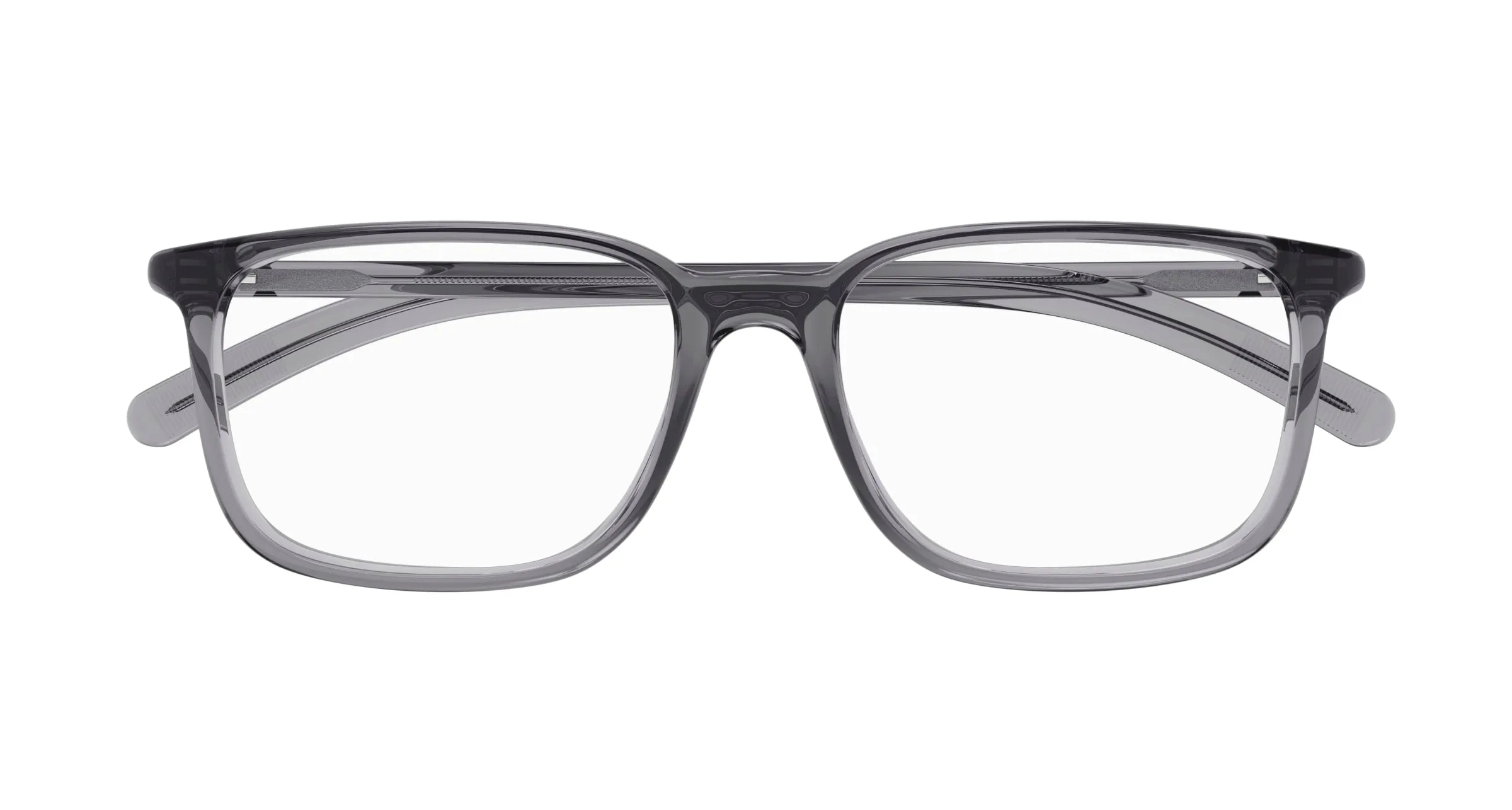 Montblanc MB0328O 002 Montature da vista Grigio Trasparente Squadrata - immagine 2