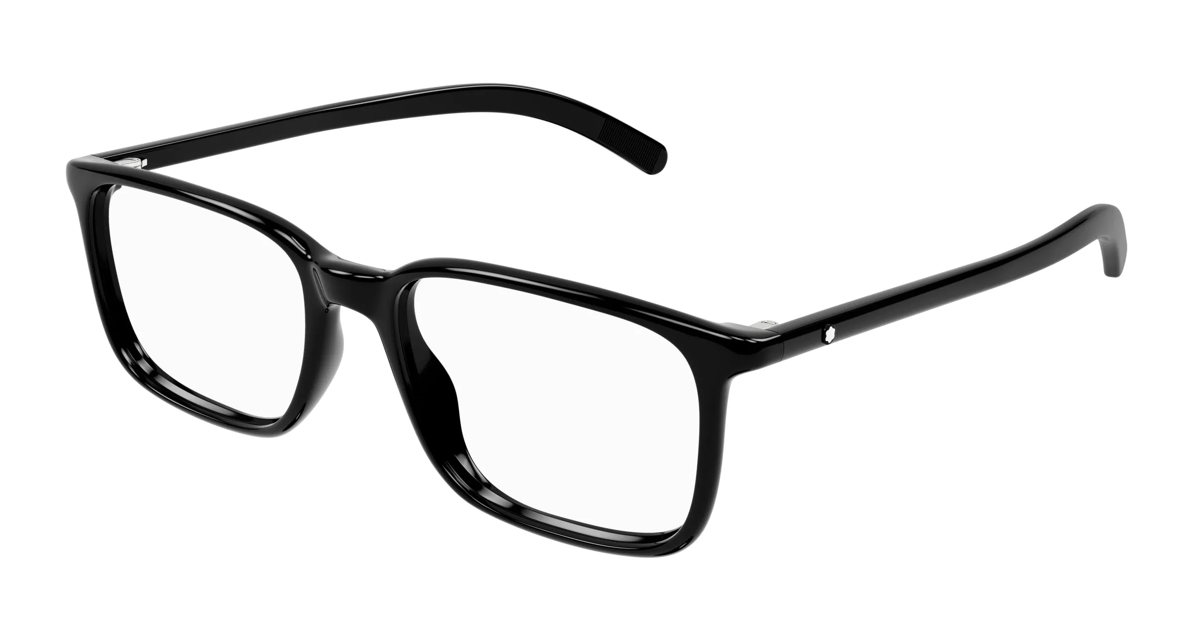 Montblanc MB0328O 001 Montature da vista Nero Trasparente Squadrata - immagine 1