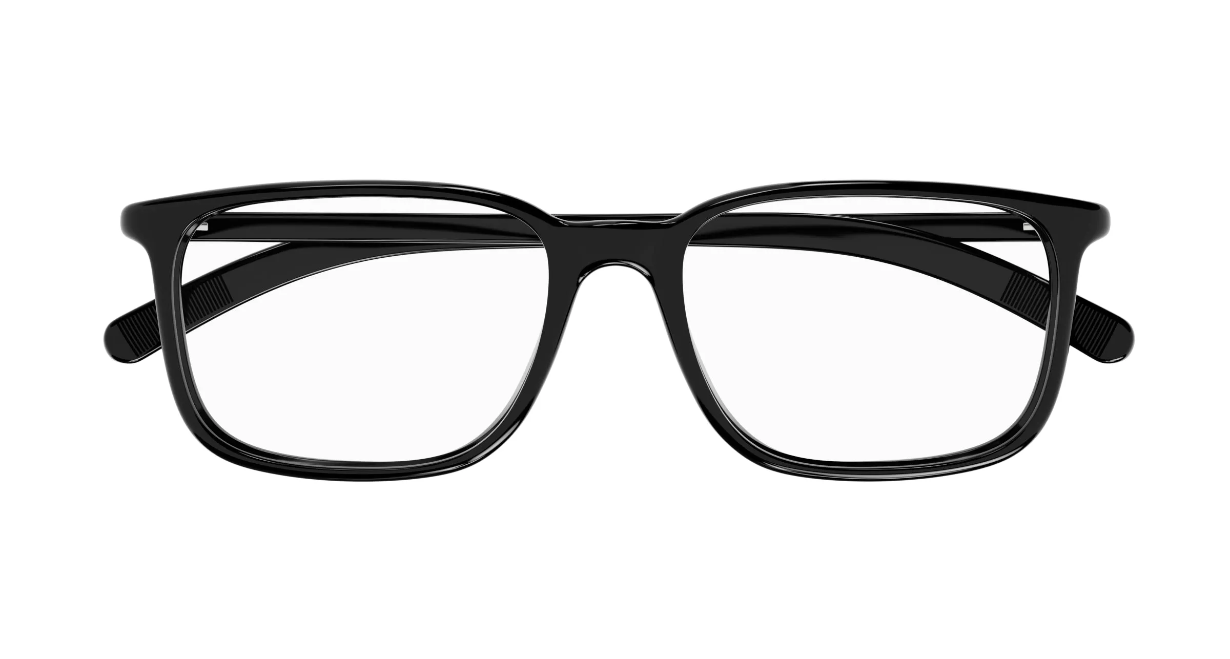 Montblanc MB0328O 001 Montature da vista Nero Trasparente Squadrata - immagine 2