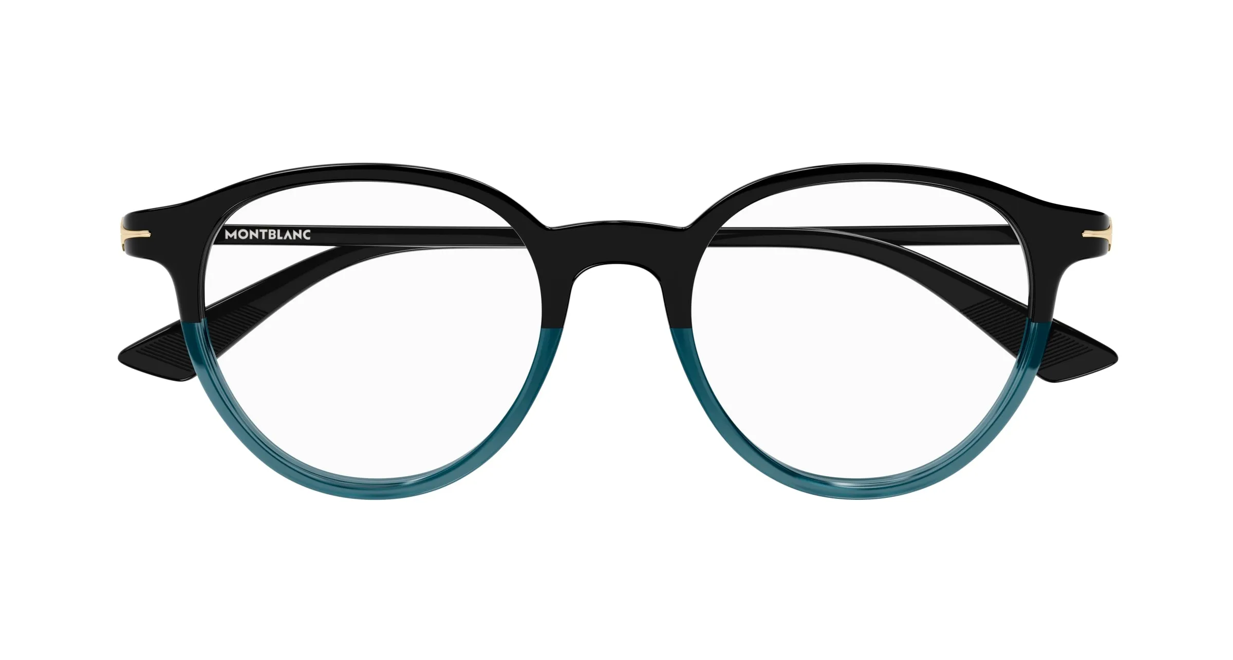Montblanc MB0340O 003 Montature da vista Acetato Nero Trasparente Squadrata - immagine 2