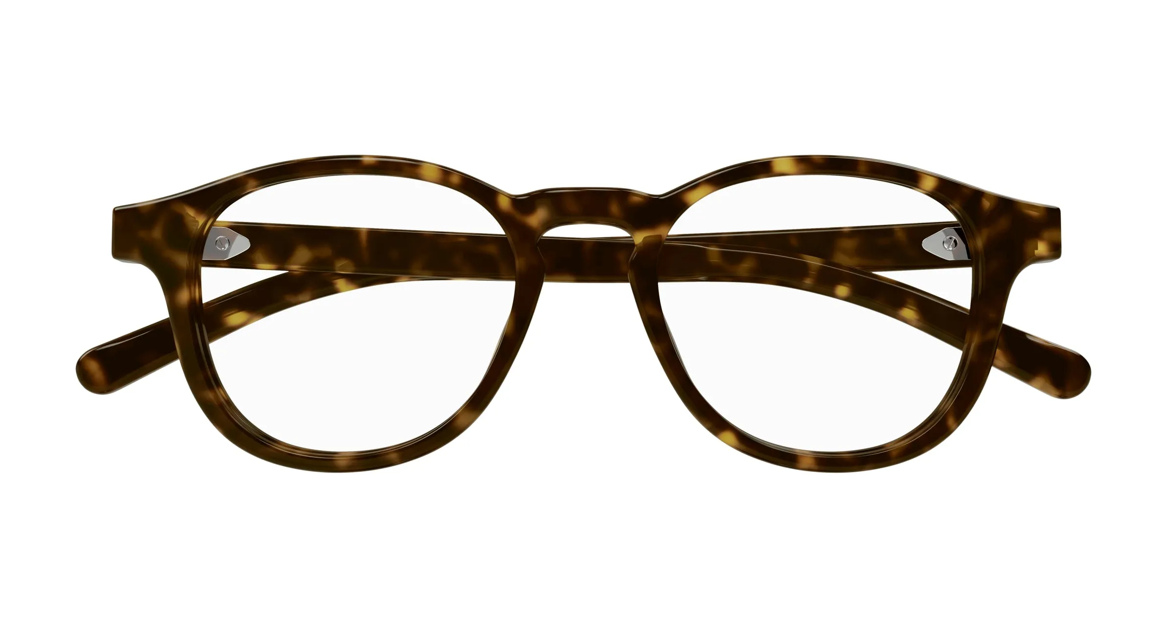 Gucci GG1510O 002 Montature da vista Acetato Havana Trasparente Rotonda - immagine 2