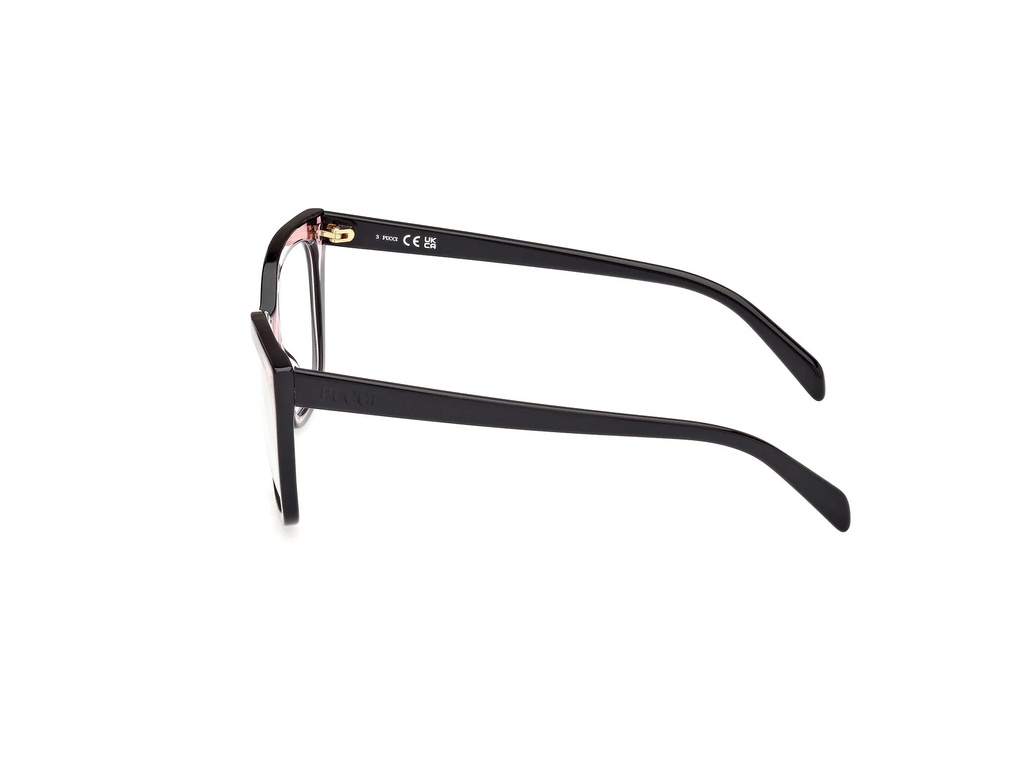 Emilio Pucci EP5251 74 Montature da vista Acetato Rosa Squadrata Normale - immagine 3