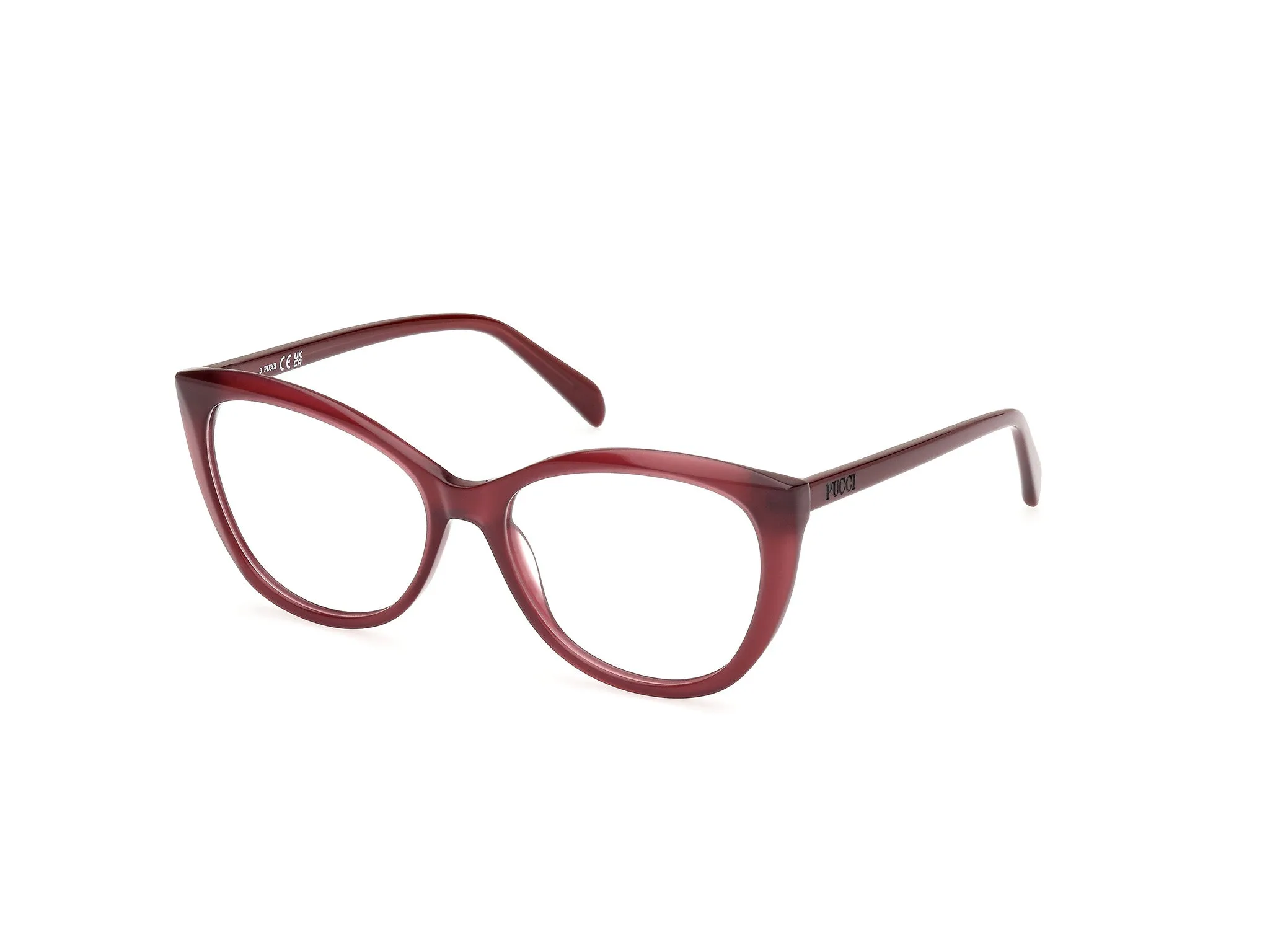 Emilio Pucci EP5249 69 Montature da vista Acetato Bordeaux Cat Eye Normale - immagine 1