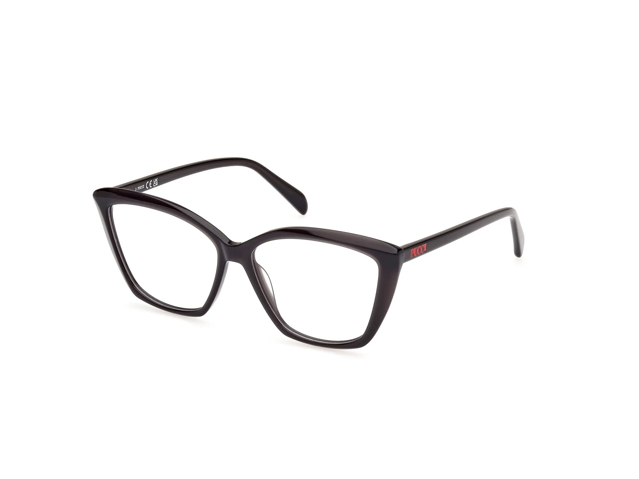 Emilio Pucci EP5248 1 Montature da vista Acetato Nero Squadrata Normale - immagine 1