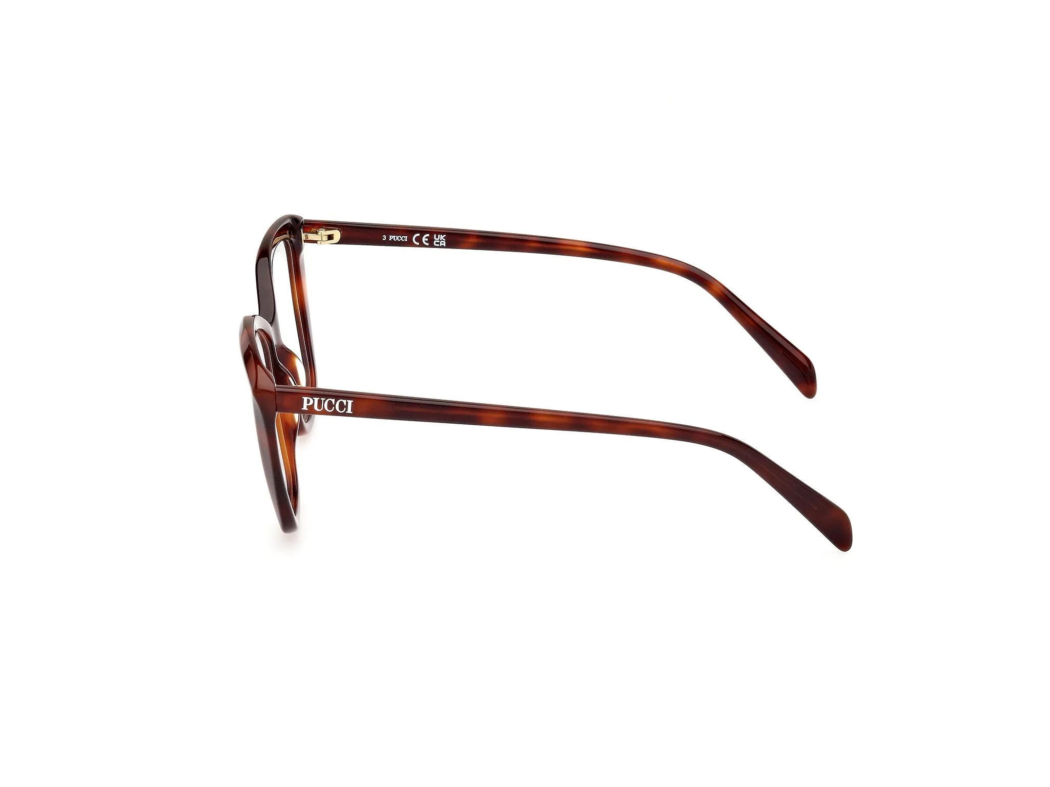 Emilio Pucci EP5248 53 Montature da vista Acetato Havana Squadrata Normale - immagine 3