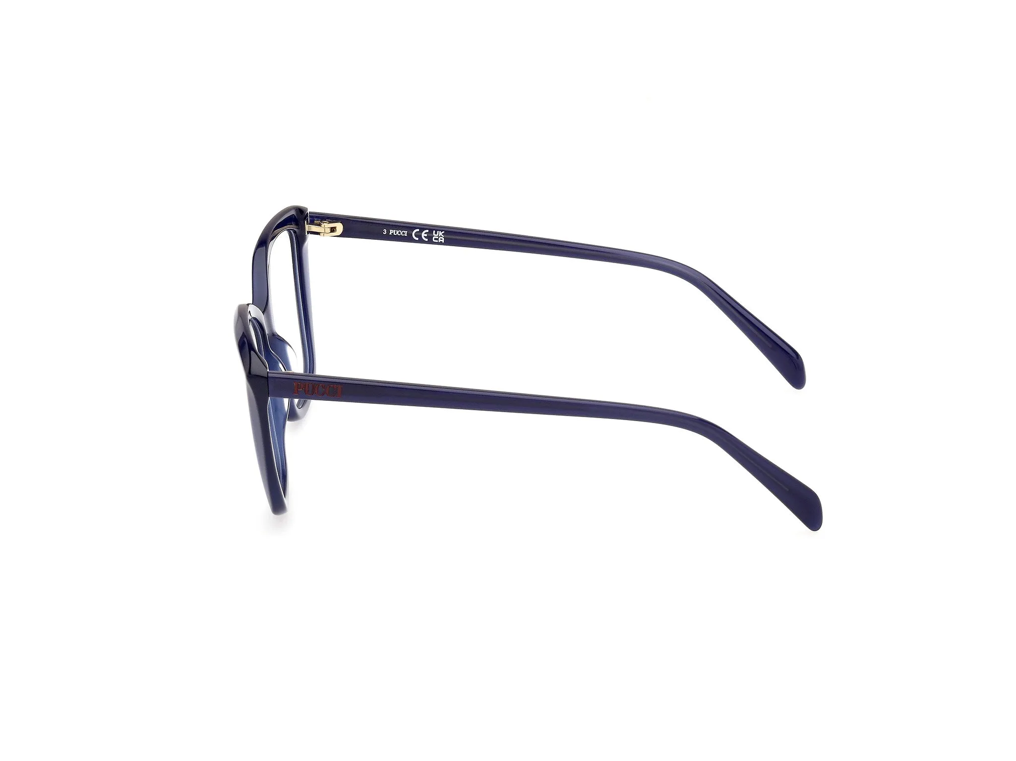 Emilio Pucci EP5248 90 Montature da vista Acetato Blu Squadrata Normale - immagine 3