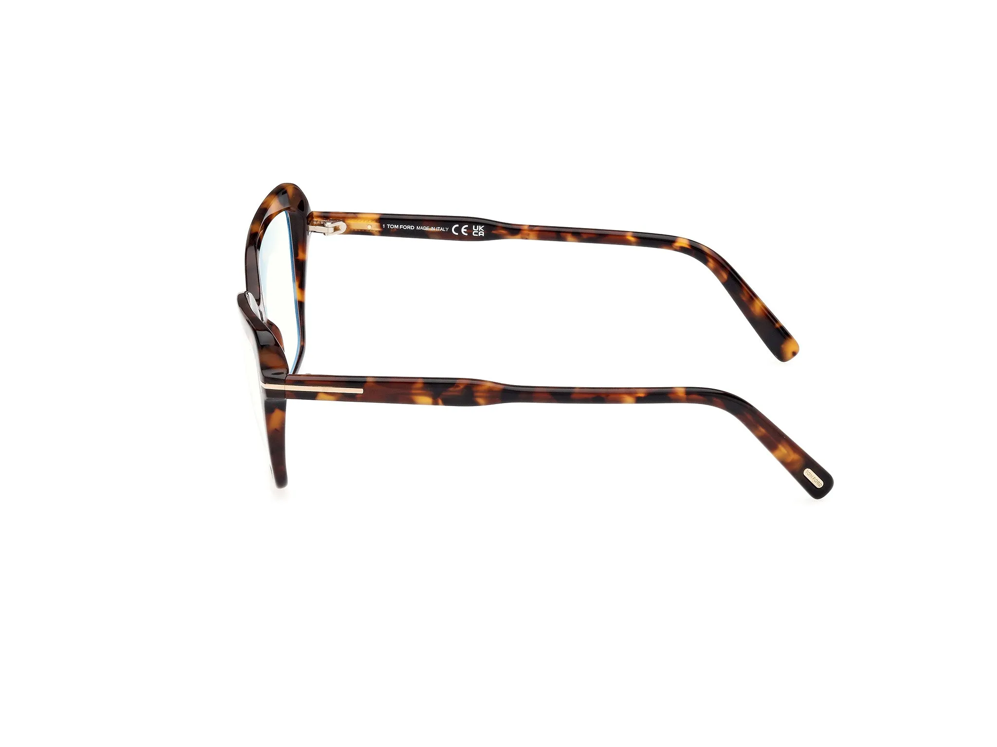 TOM FORD FT5948-B 52 Montature da vista Acetato Havana Cat Eye Normale - immagine 3