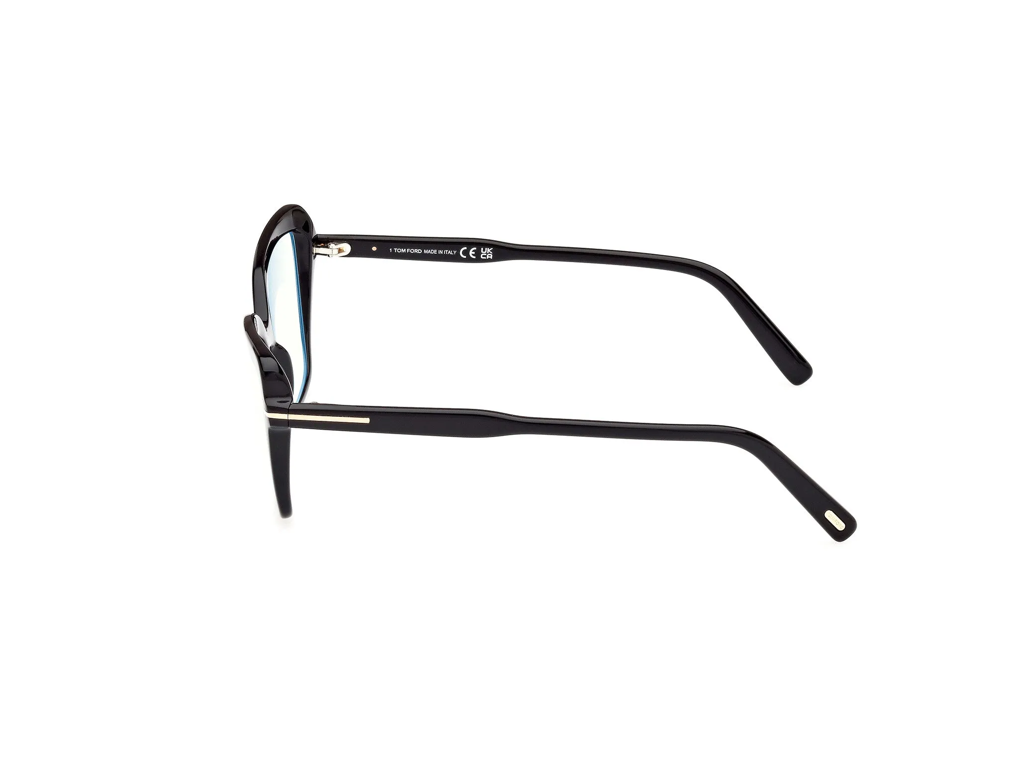 TOM FORD FT5948-B 1 Montature da vista Acetato Nero Cat Eye Normale - immagine 3