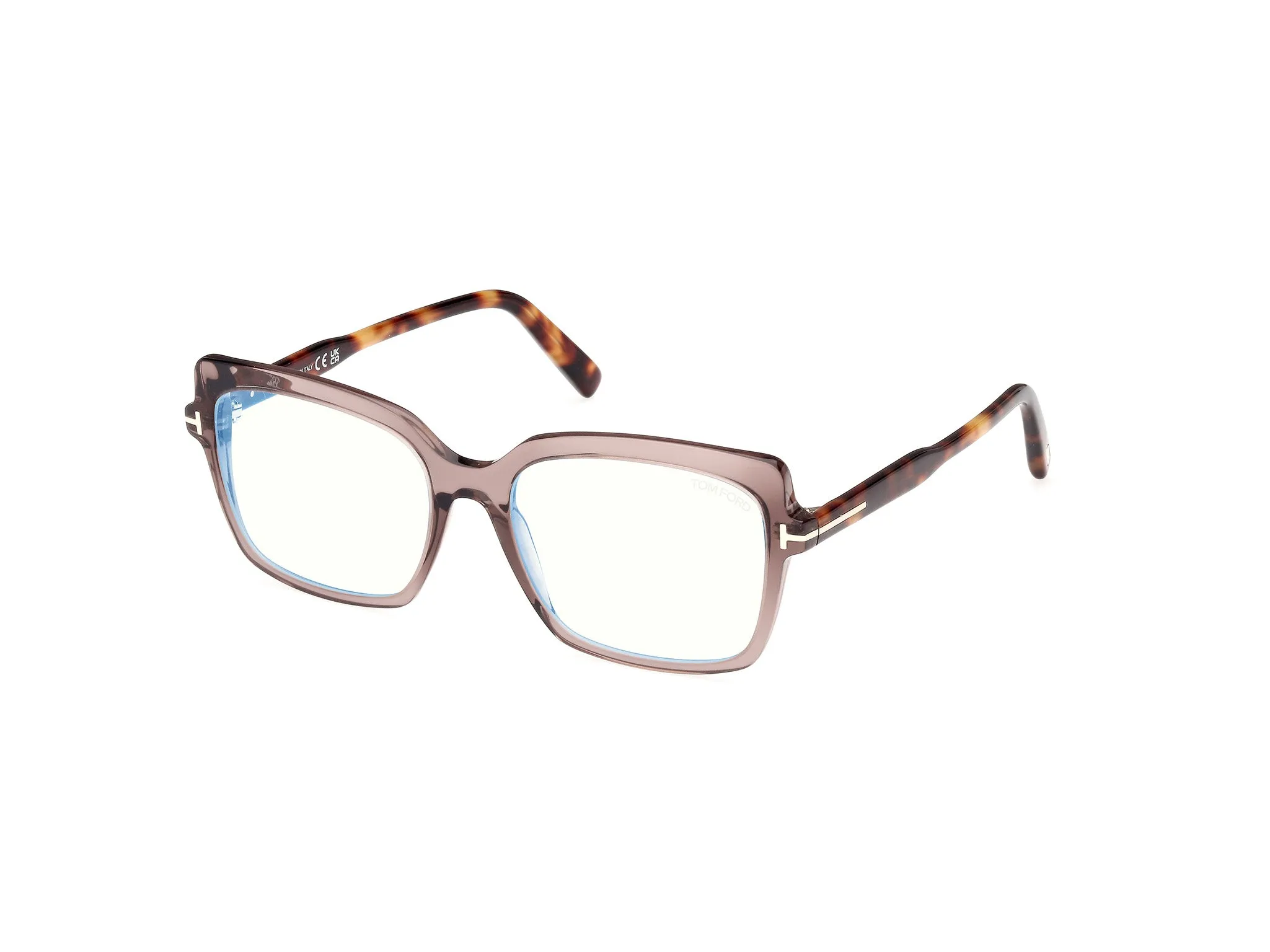 TOM FORD FT5947-B 48 Montature da vista Acetato Marrone Farfalla Normale - immagine 1
