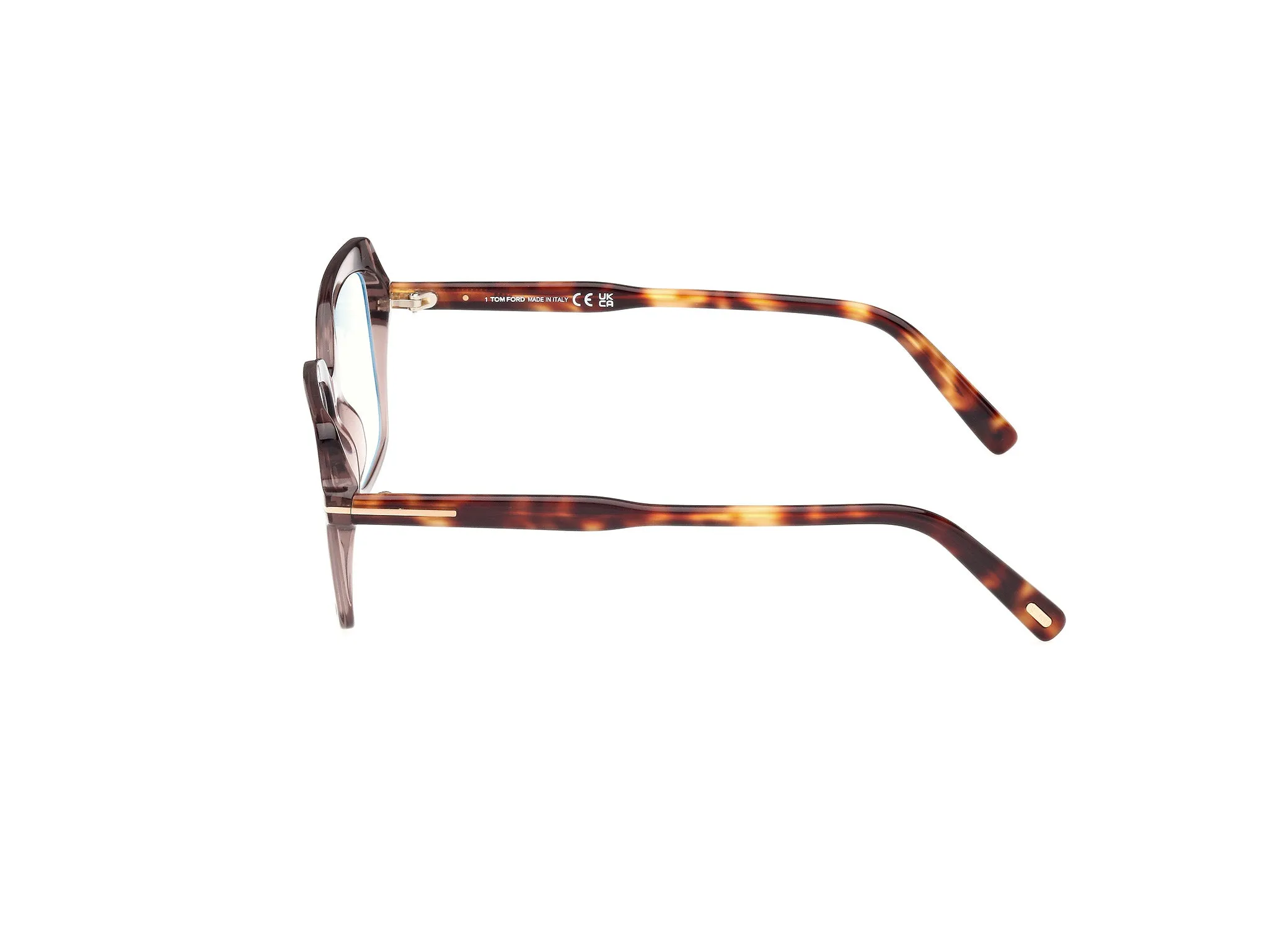 TOM FORD FT5947-B 48 Montature da vista Acetato Marrone Farfalla Normale - immagine 3