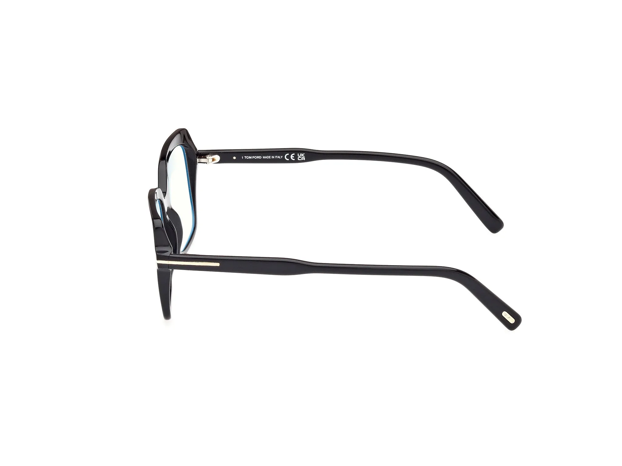 TOM FORD FT5947-B 1 Montature da vista Acetato Nero Farfalla Normale - immagine 3