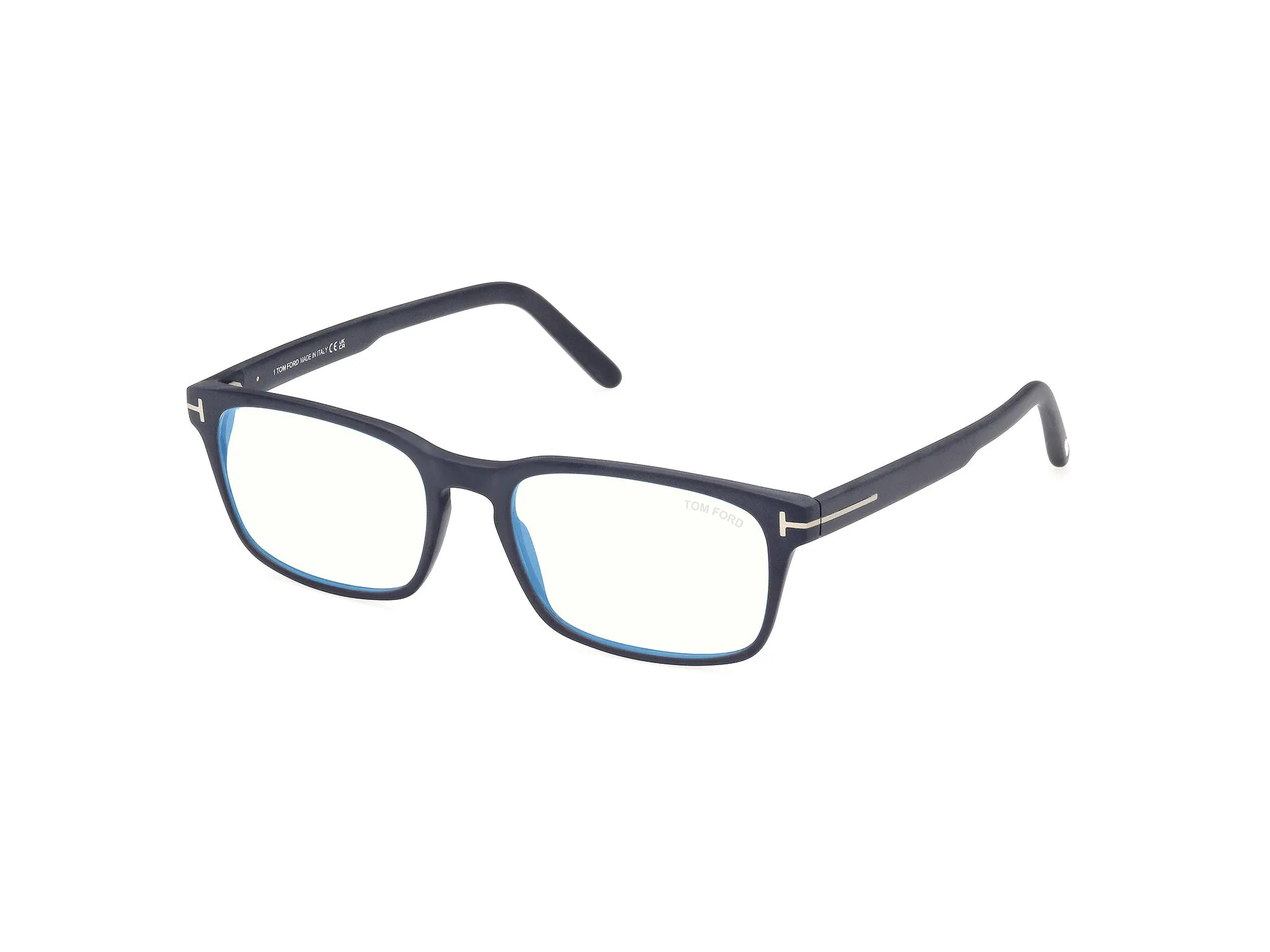 TOM FORD FT5938-B 91 Montature da vista Acetato Blu Squadrata Normale - immagine 1