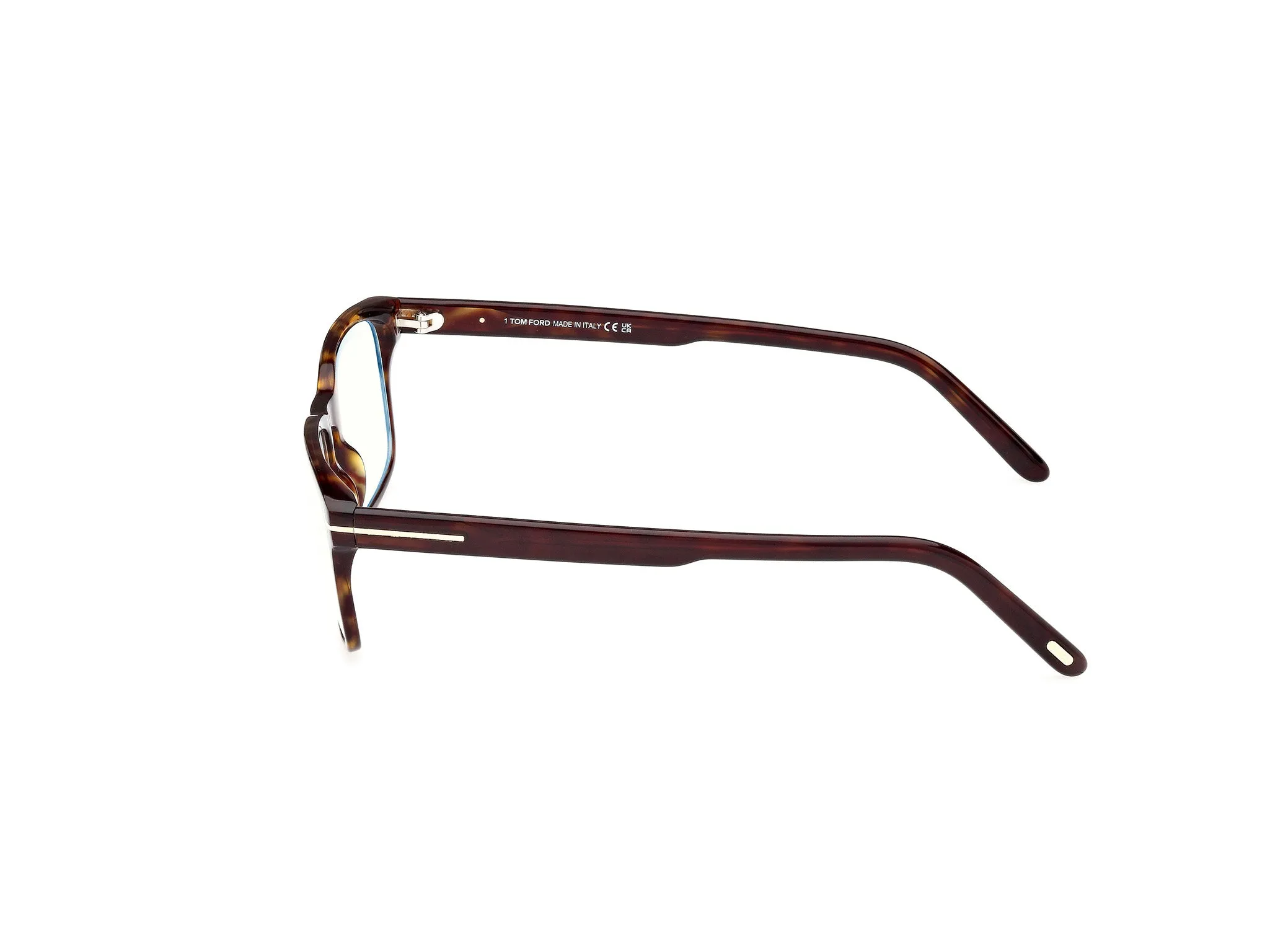 TOM FORD FT5938-B 52 Montature da vista Acetato Havana Squadrata Normale - immagine 3