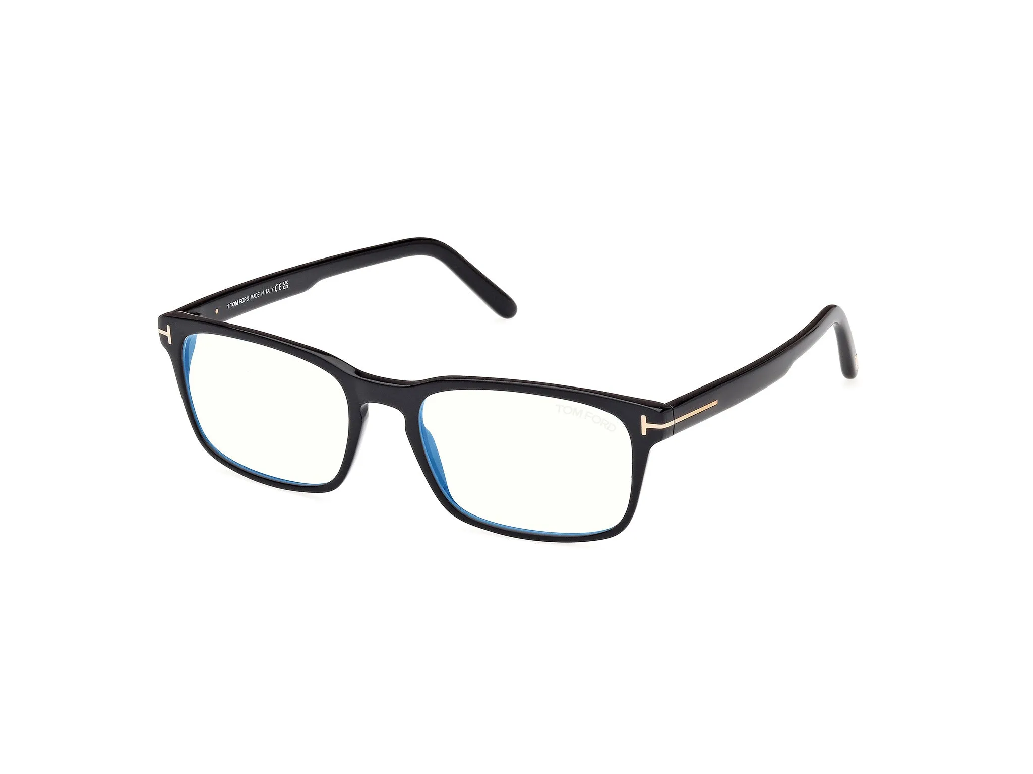 TOM FORD FT5938-B 1 Montature da vista Acetato Nero Squadrata Normale - immagine 1