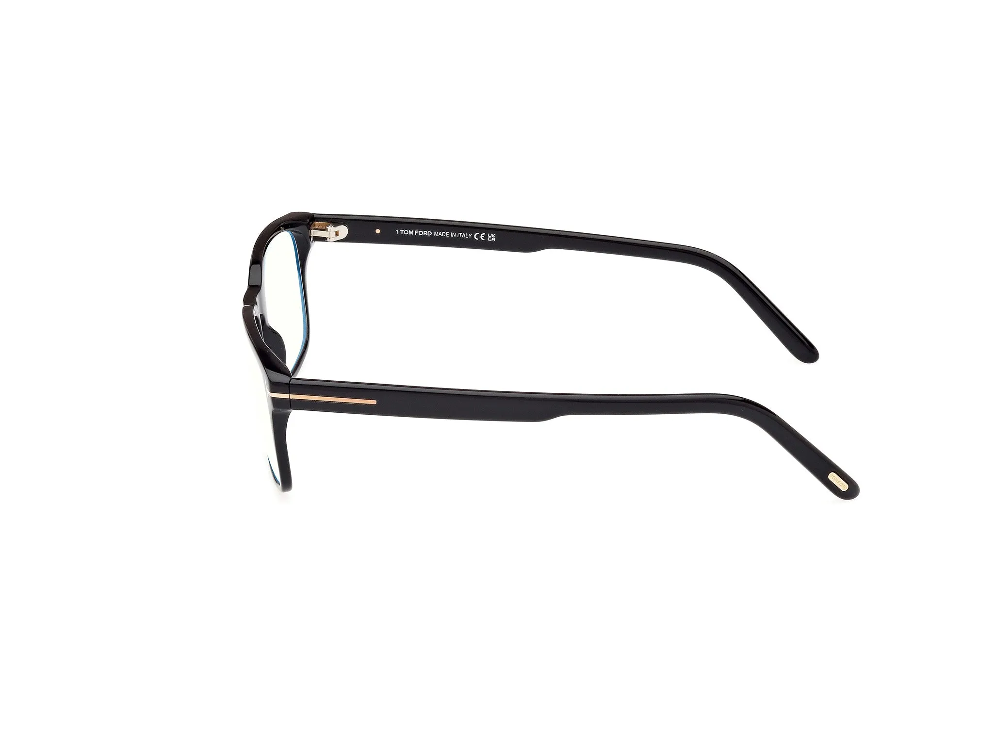 TOM FORD FT5938-B 1 Montature da vista Acetato Nero Squadrata Normale - immagine 3