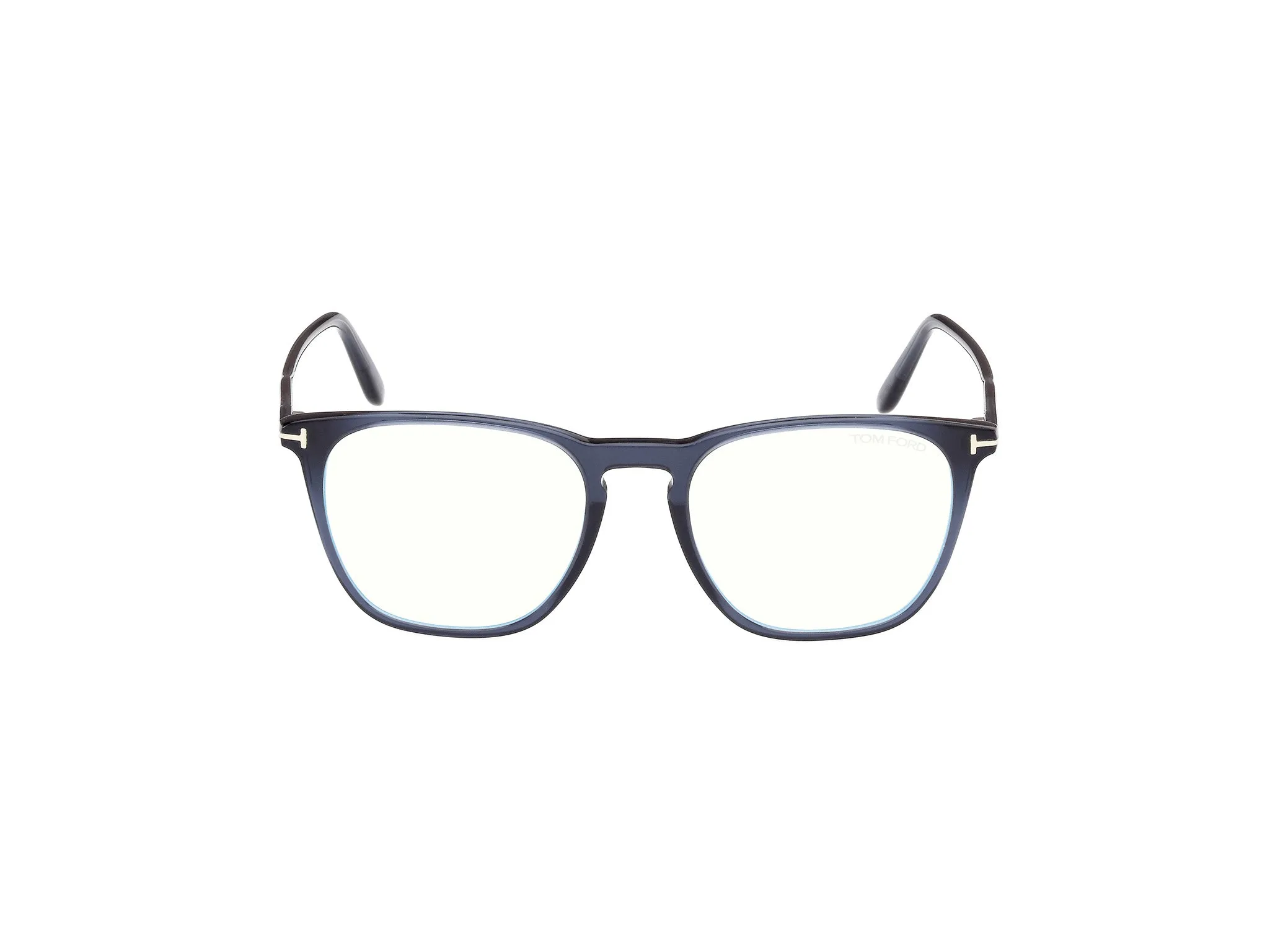 TOM FORD FT5937-B 90 Montature da vista Acetato Blu Rotonda Normale - immagine 2