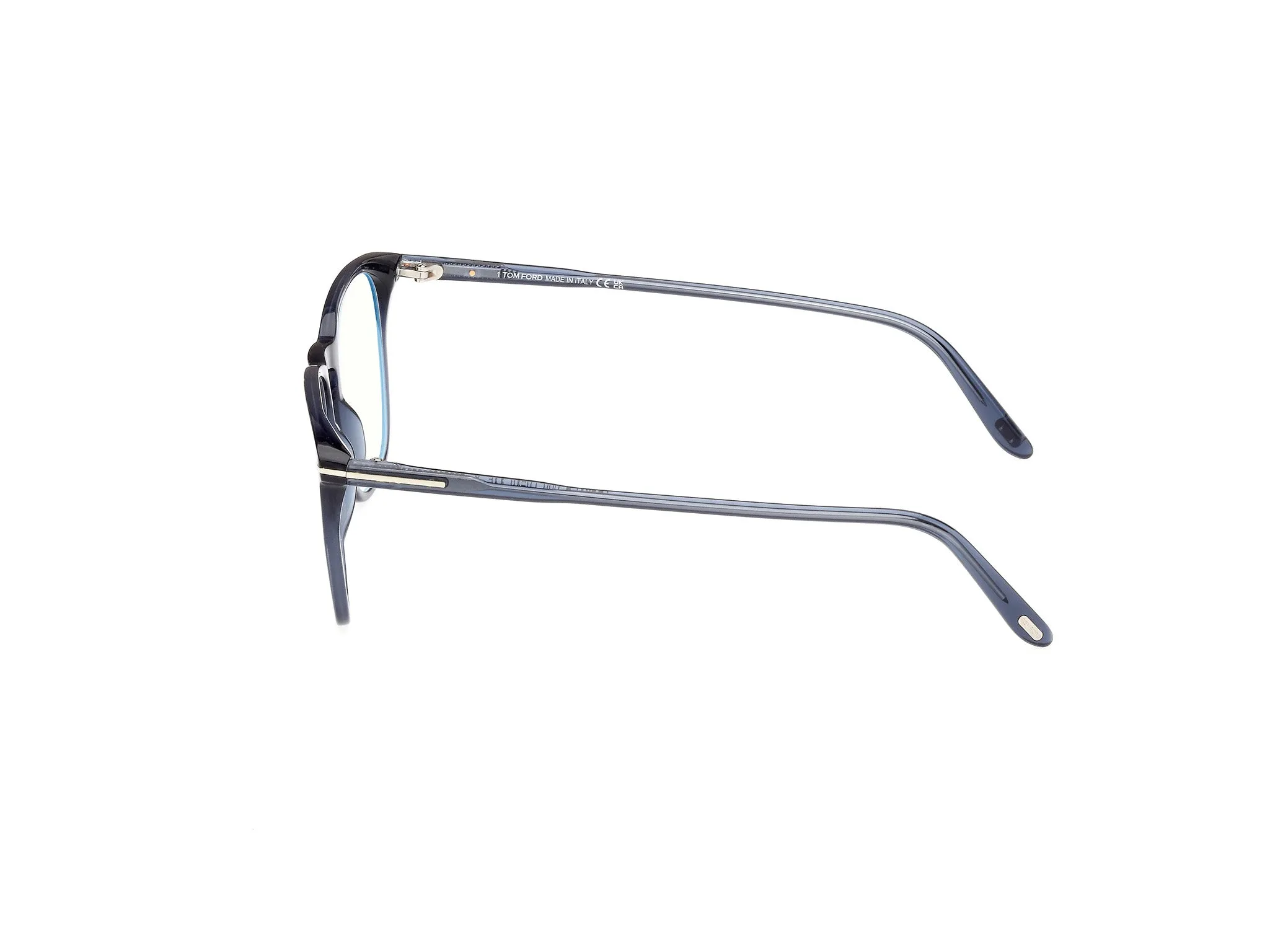 TOM FORD FT5937-B 90 Montature da vista Acetato Blu Rotonda Normale - immagine 3