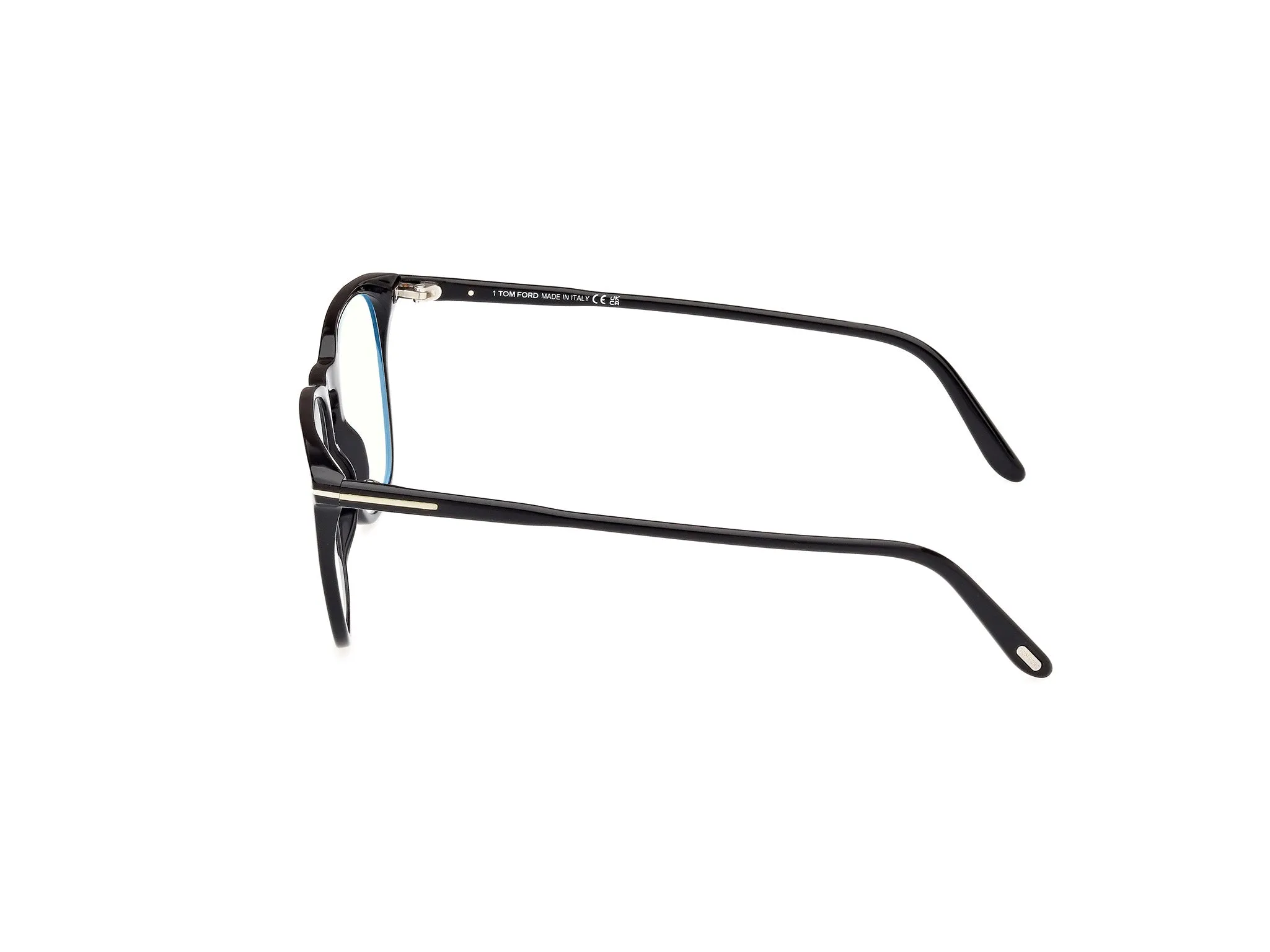 TOM FORD FT5937-B 1 Montature da vista Acetato Nero Rotonda Normale - immagine 3