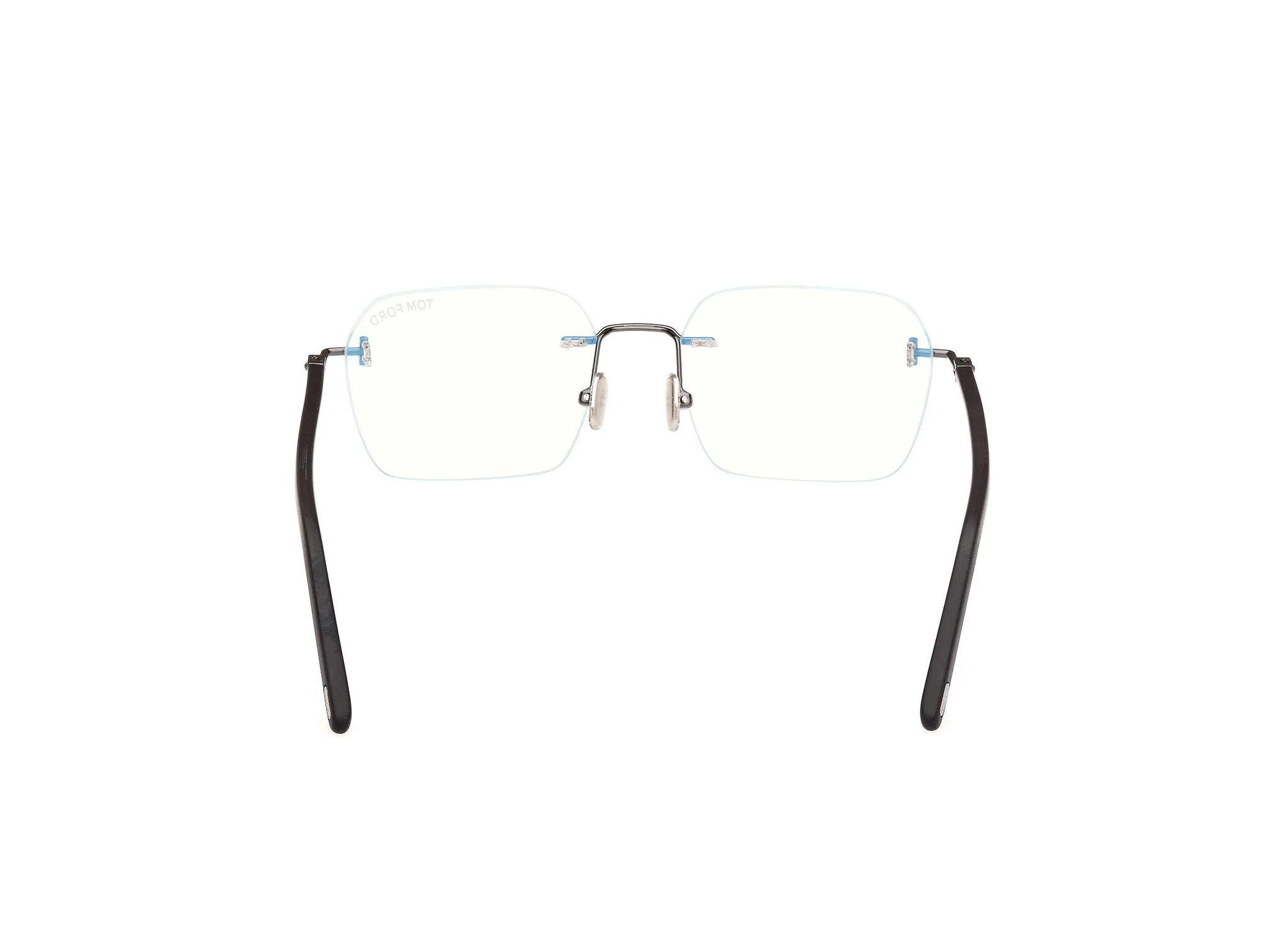 TOM FORD FT5934-B 12 Montature da vista Metallo Rutenio Squadrata Normale - immagine 4