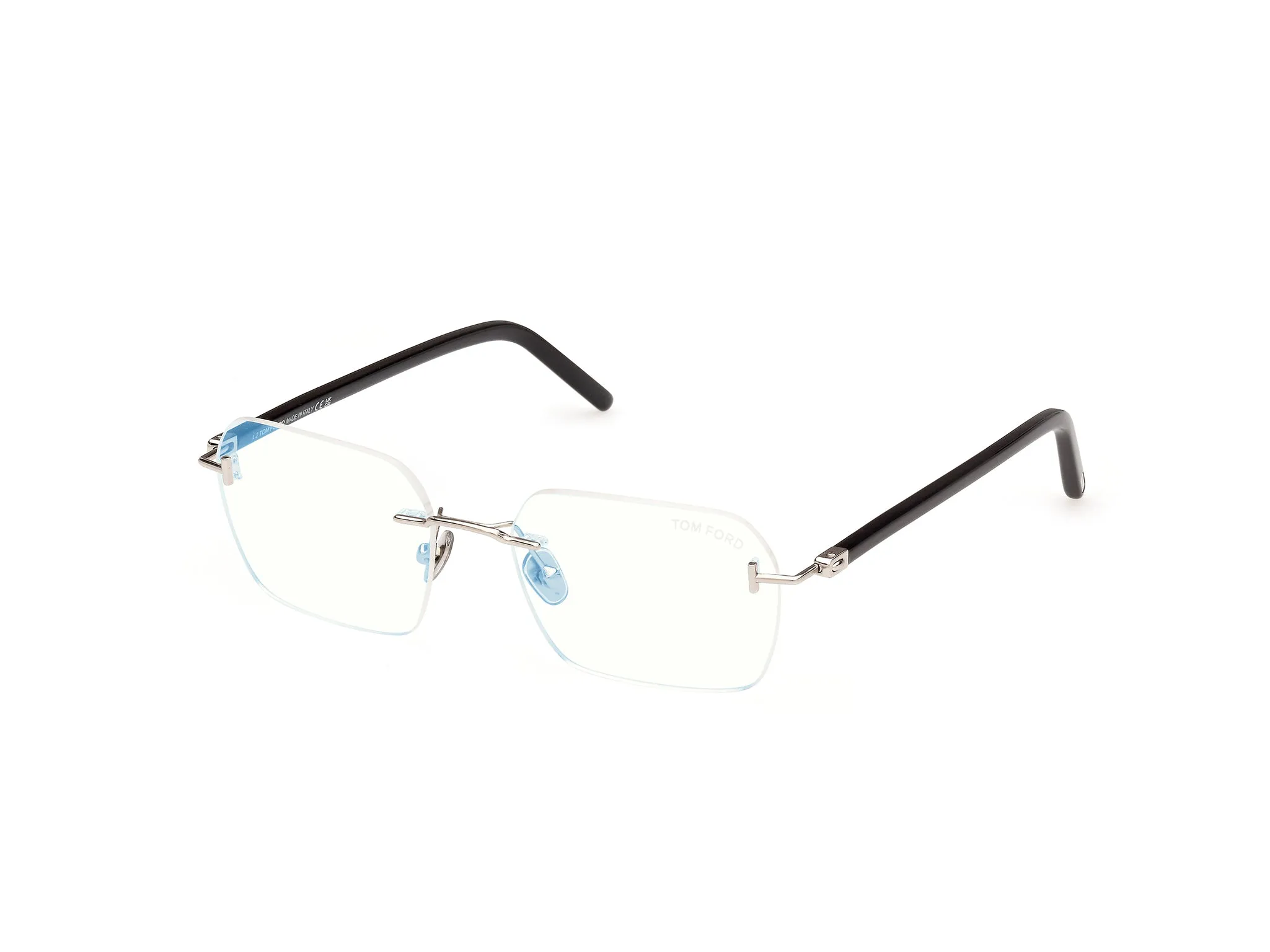 TOM FORD FT5934-B 16 Montature da vista Metallo Palladio Squadrata Normale - immagine 1