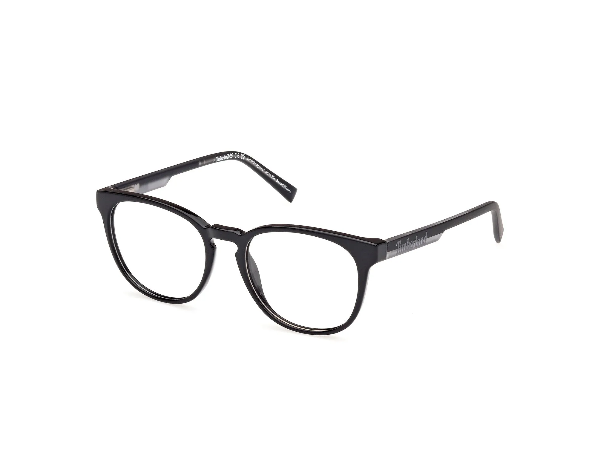 Timberland TB50013 1 Montature da vista Iniettato Nero Rotonda Normale - immagine 1