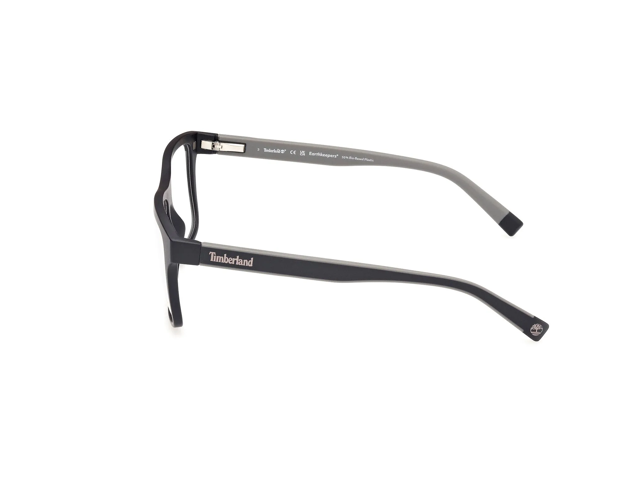 Timberland TB50008 2 Montature da vista Iniettato Nero Squadrata Normale - immagine 3