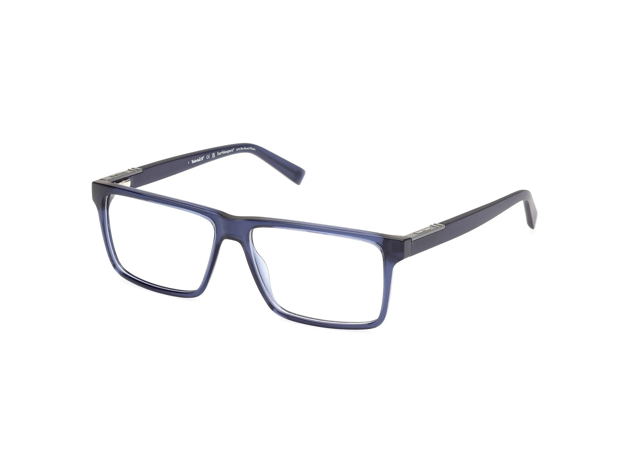 Timberland TB50004 90 Montature da vista Iniettato Blu Squadrata Normale - immagine 1