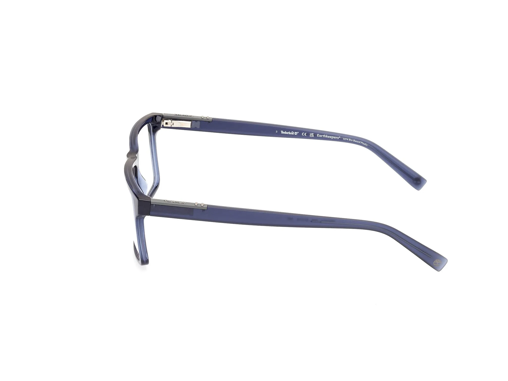Timberland TB50004 90 Montature da vista Iniettato Blu Squadrata Normale - immagine 3