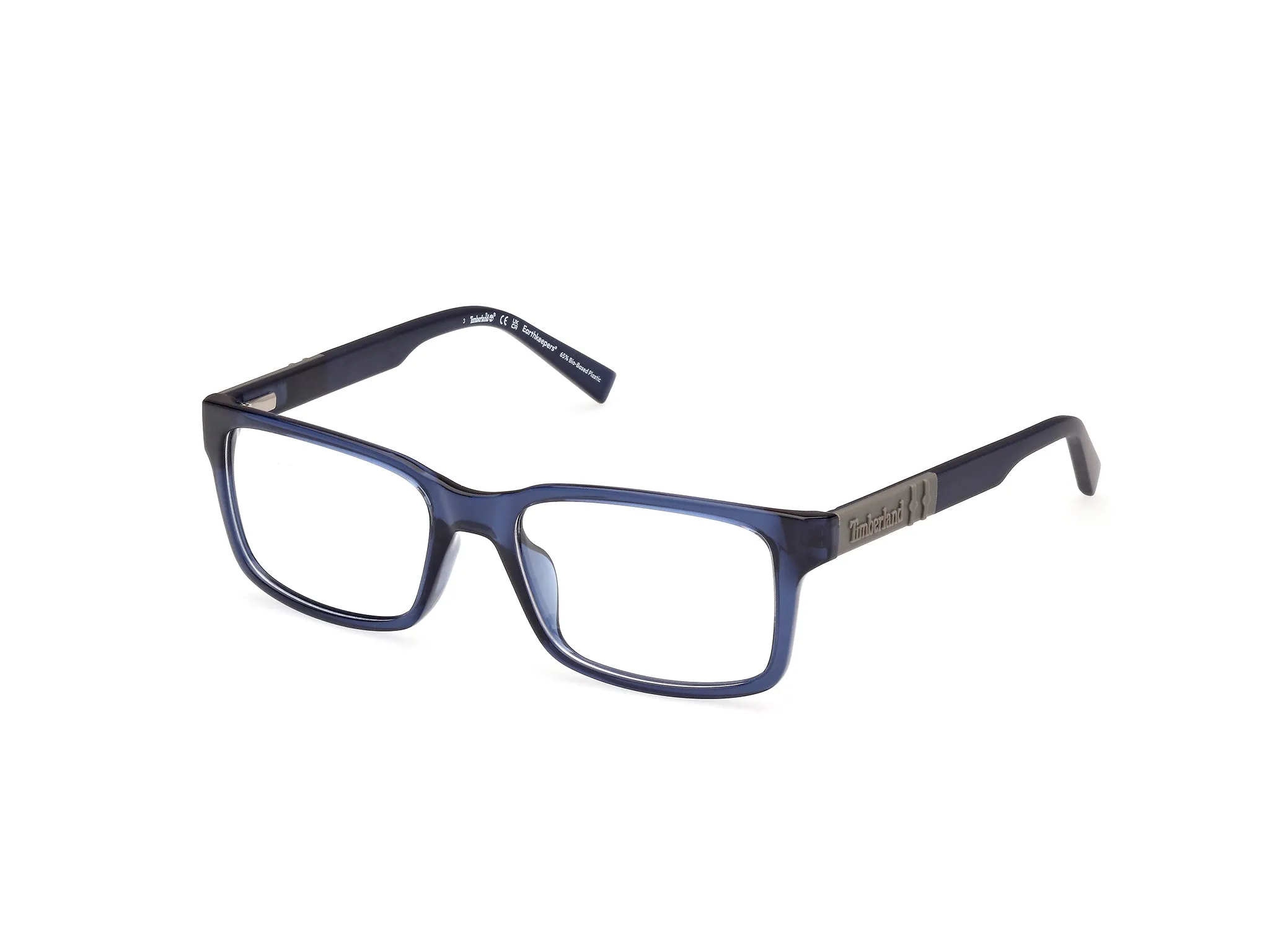 Timberland TB50001-H 90 Montature da vista Iniettato Blu Squadrata Normale - immagine 1